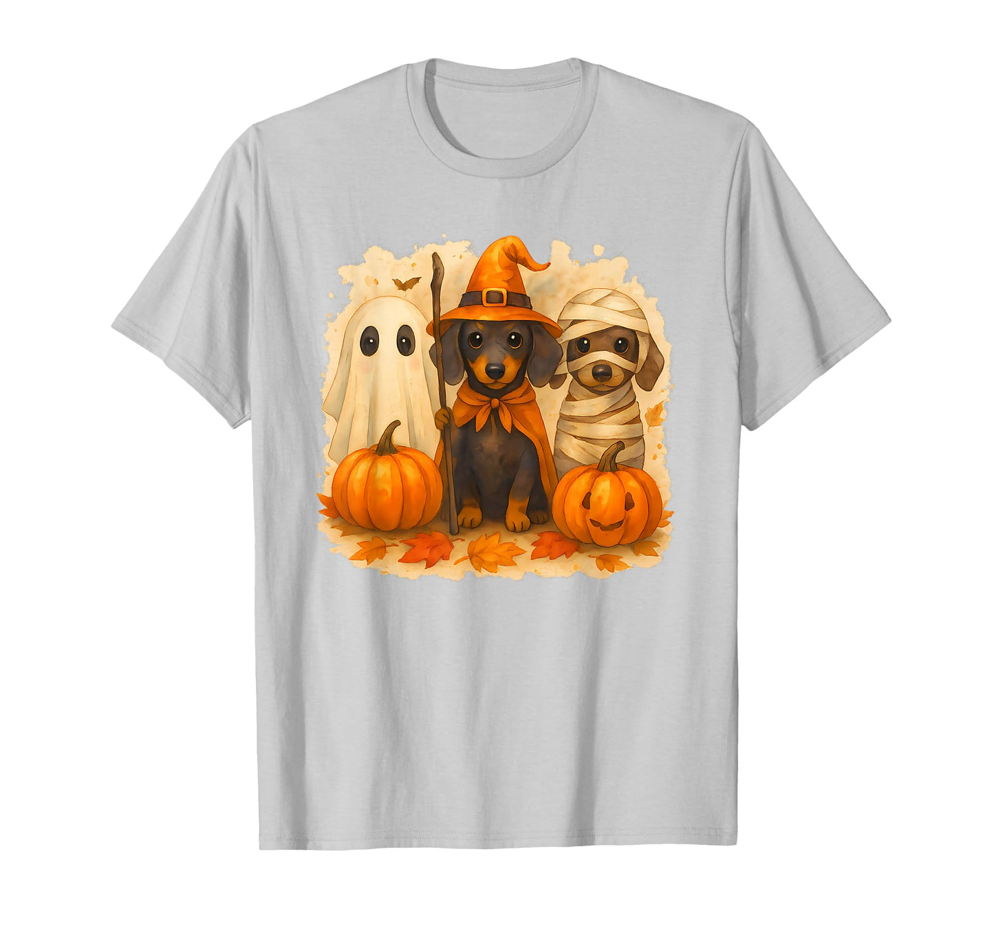 Dachshund Happy Halloweiner Boo Witch Fall Halloween Dog T-Shirt