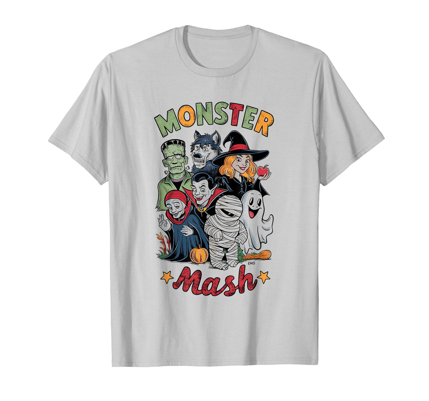 Vintage HALLOWEEN SHIRT | Classic Monster Characters Mash T-Shirt