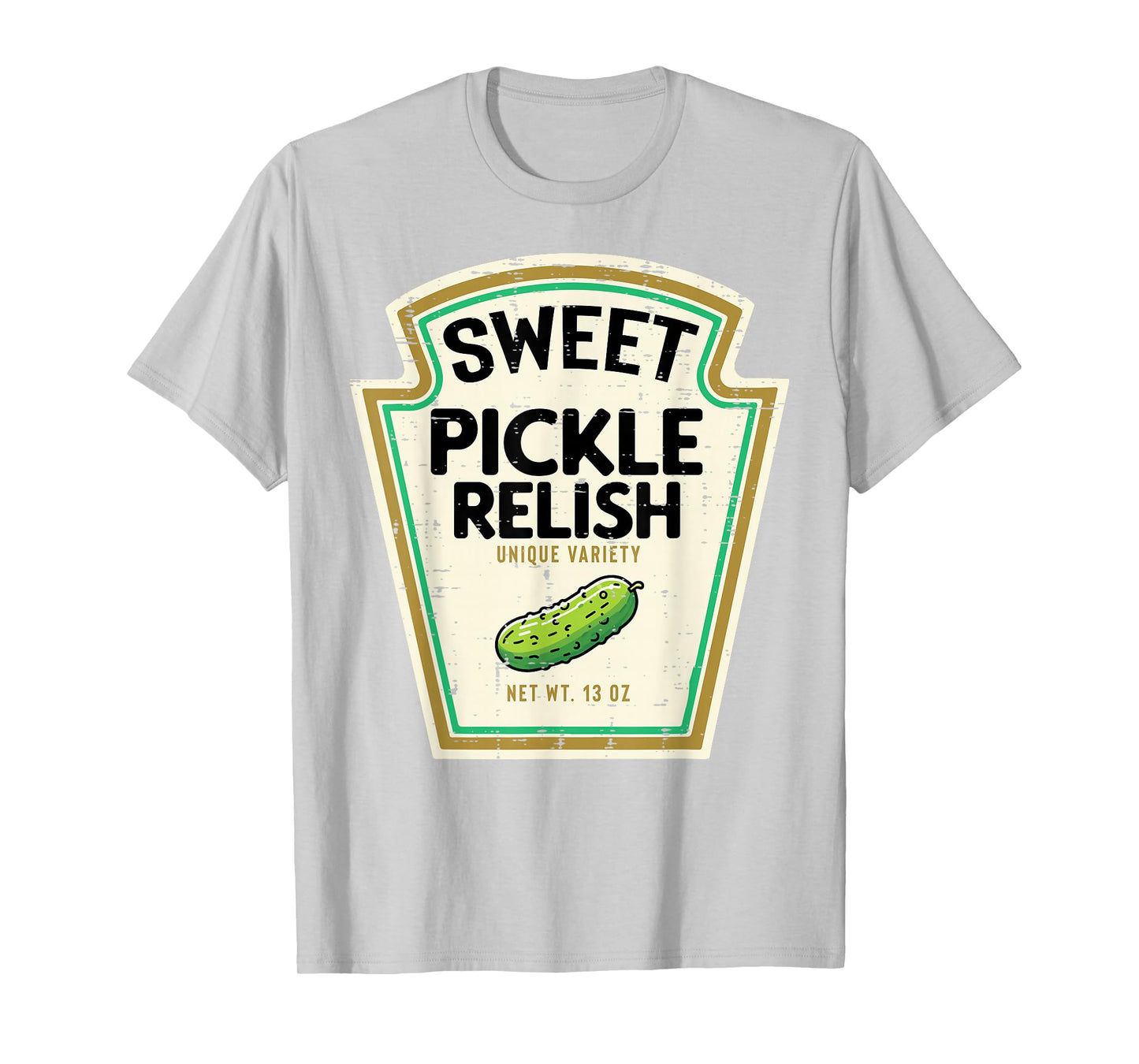 Halloween Pickle Relish Food Matching Costume Women Men Kids T-Shirt