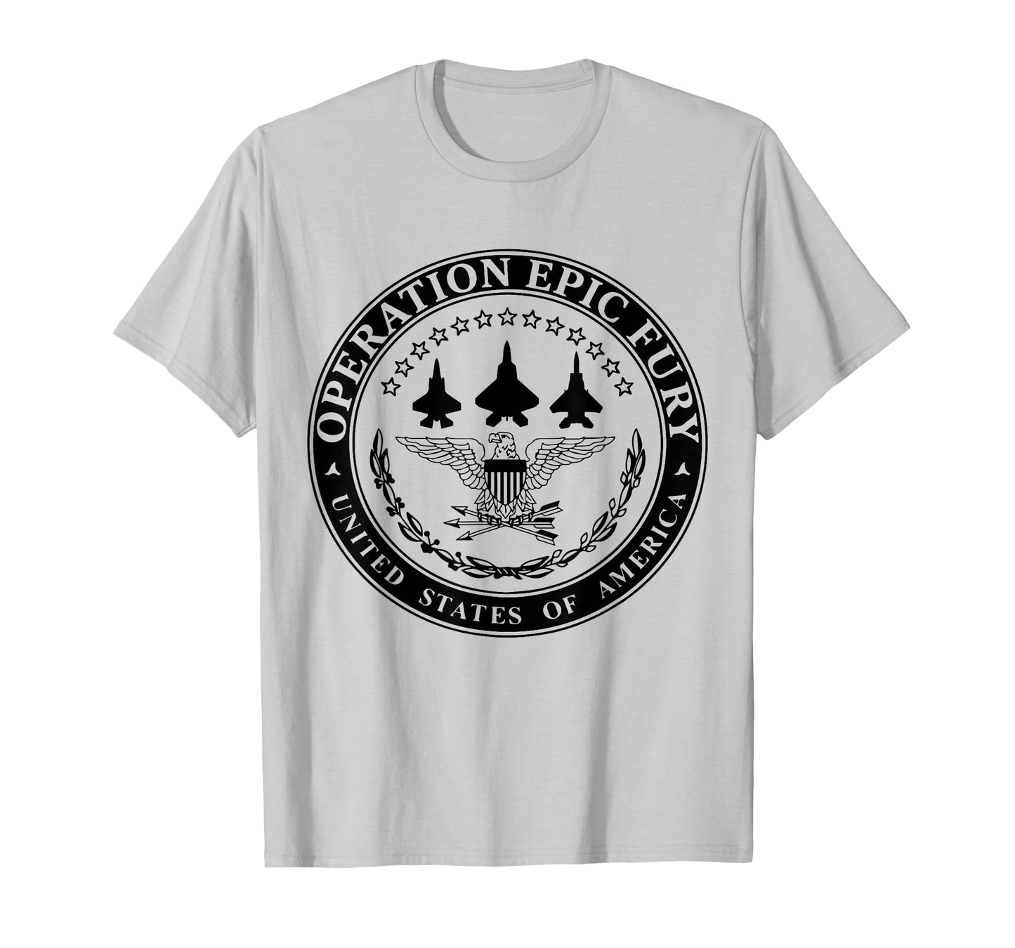 Operation Epic Fury USA T-Shirt - T-Shirt | Ash