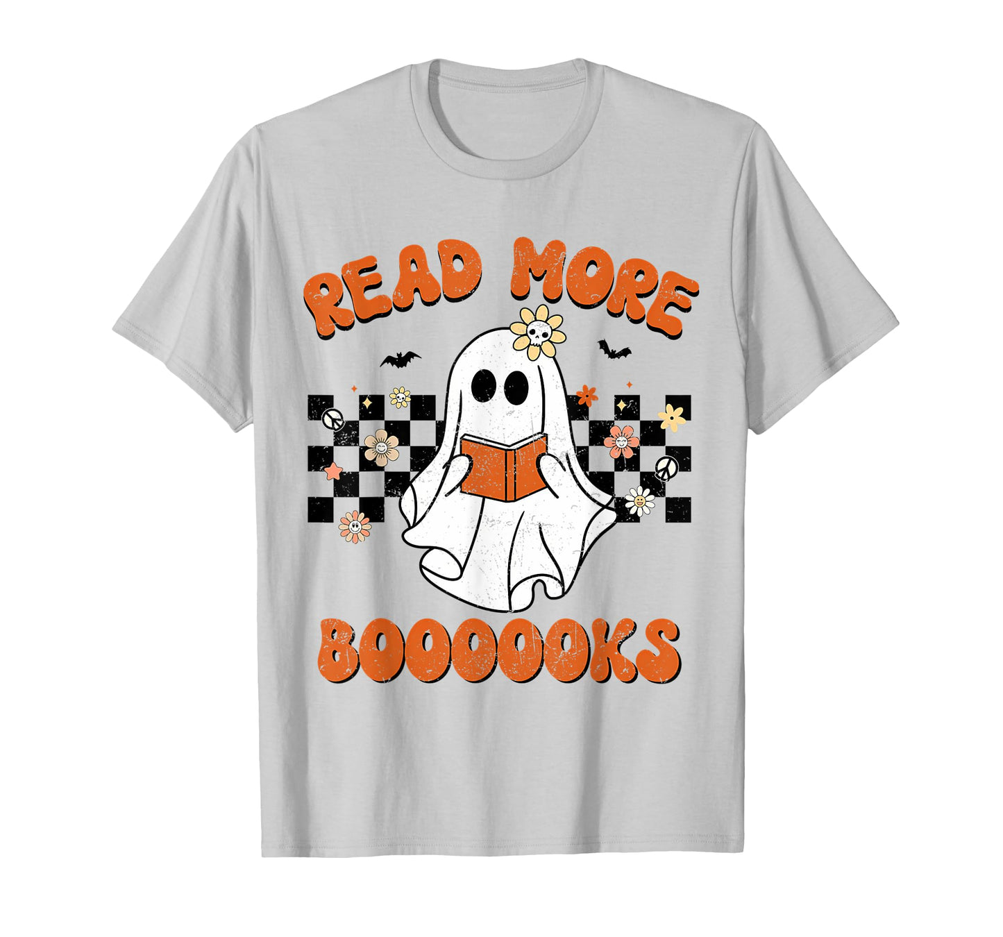 Vintage Halloween Read More Books Cute Boo Read Book T-Shirt