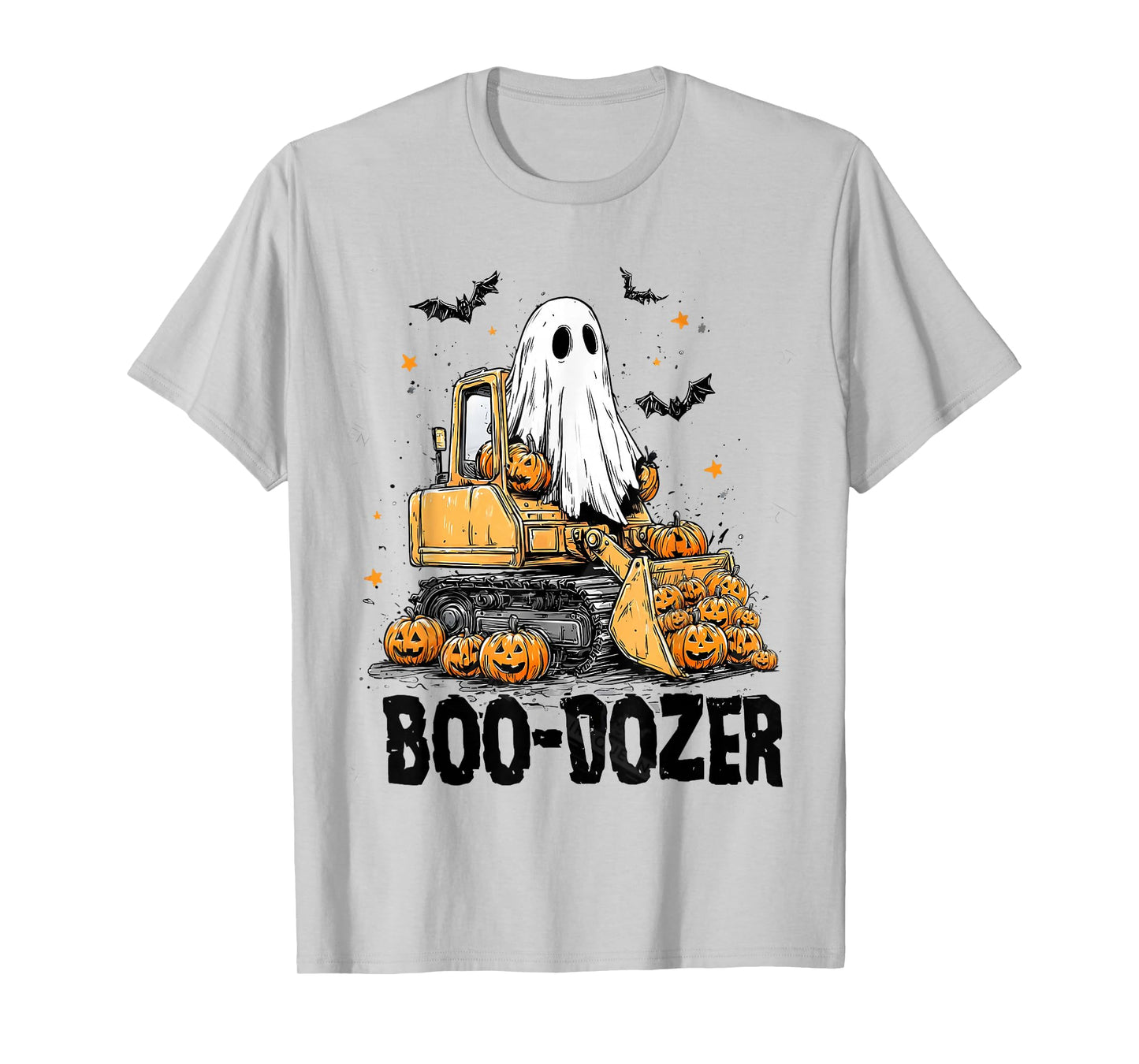 Boo Dozer Funny Ghost Halloween T-Shirt