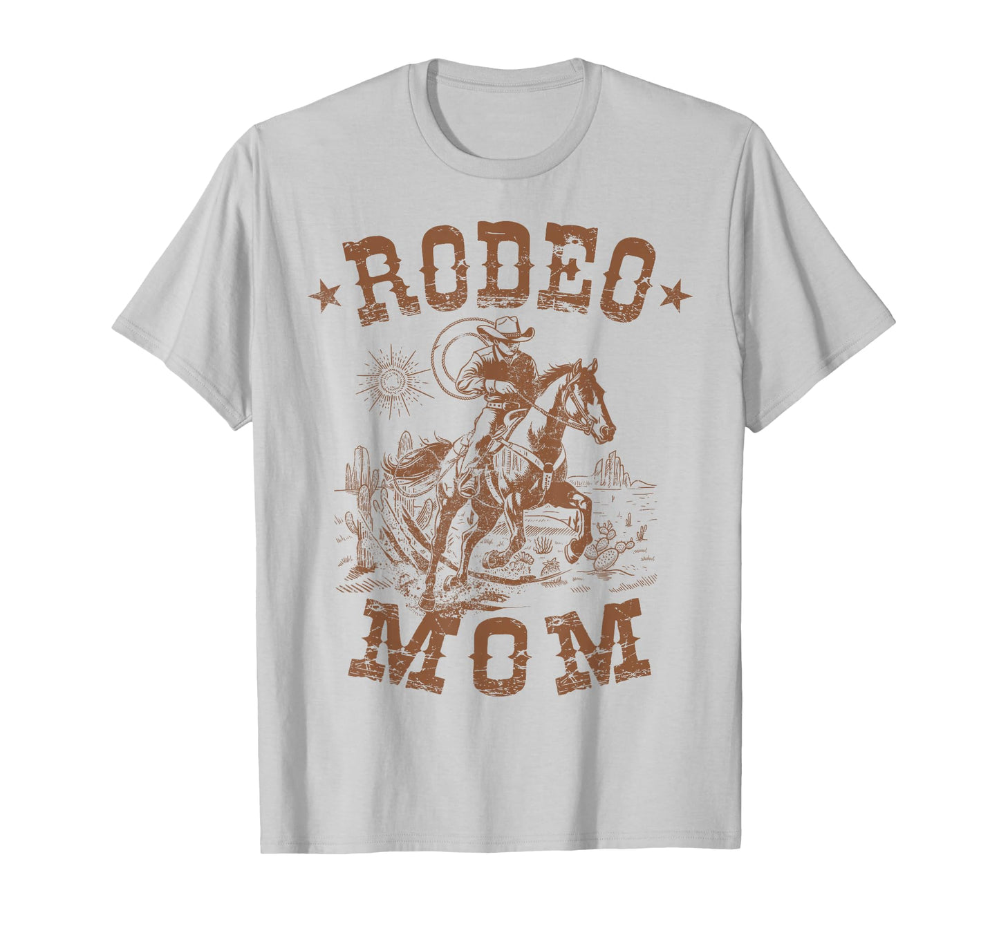 Rodeo Mom Western Cowboy Mommy Family Matching Mother's Day T-Shirt