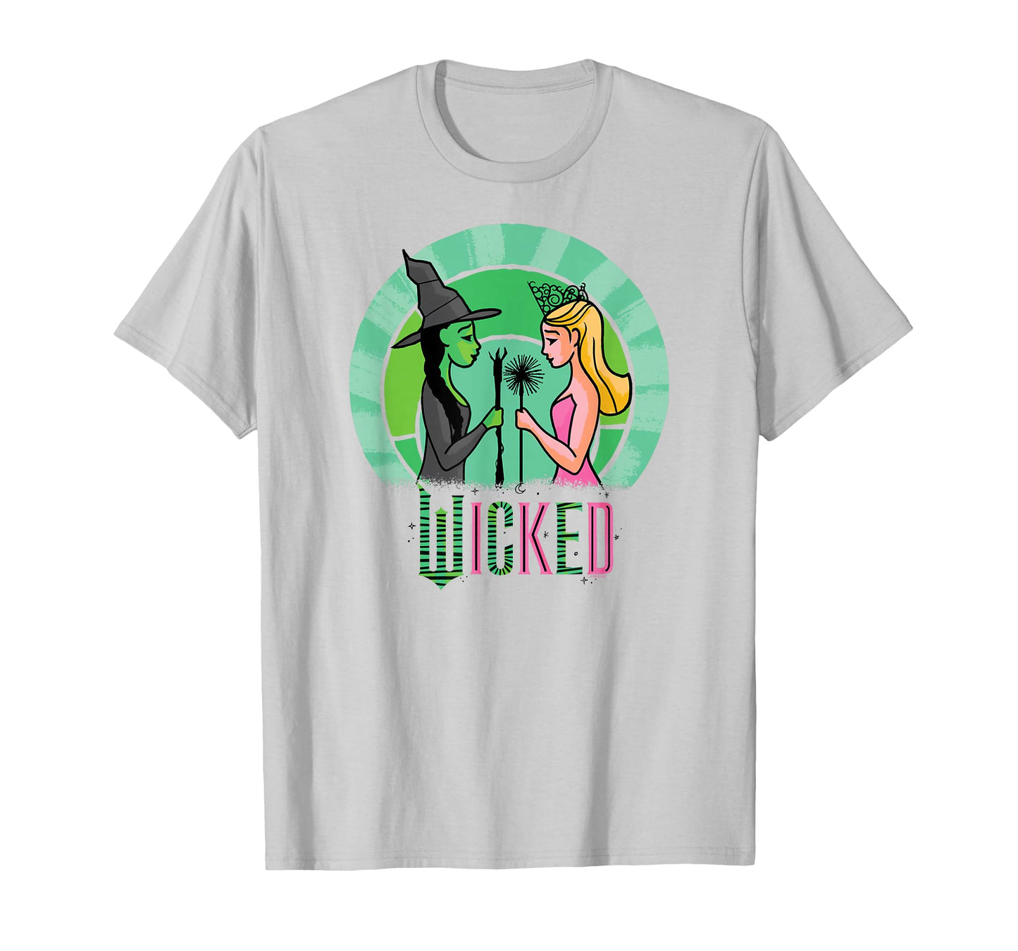 Wicked Glinda & Elphaba Sketched T-Shirt