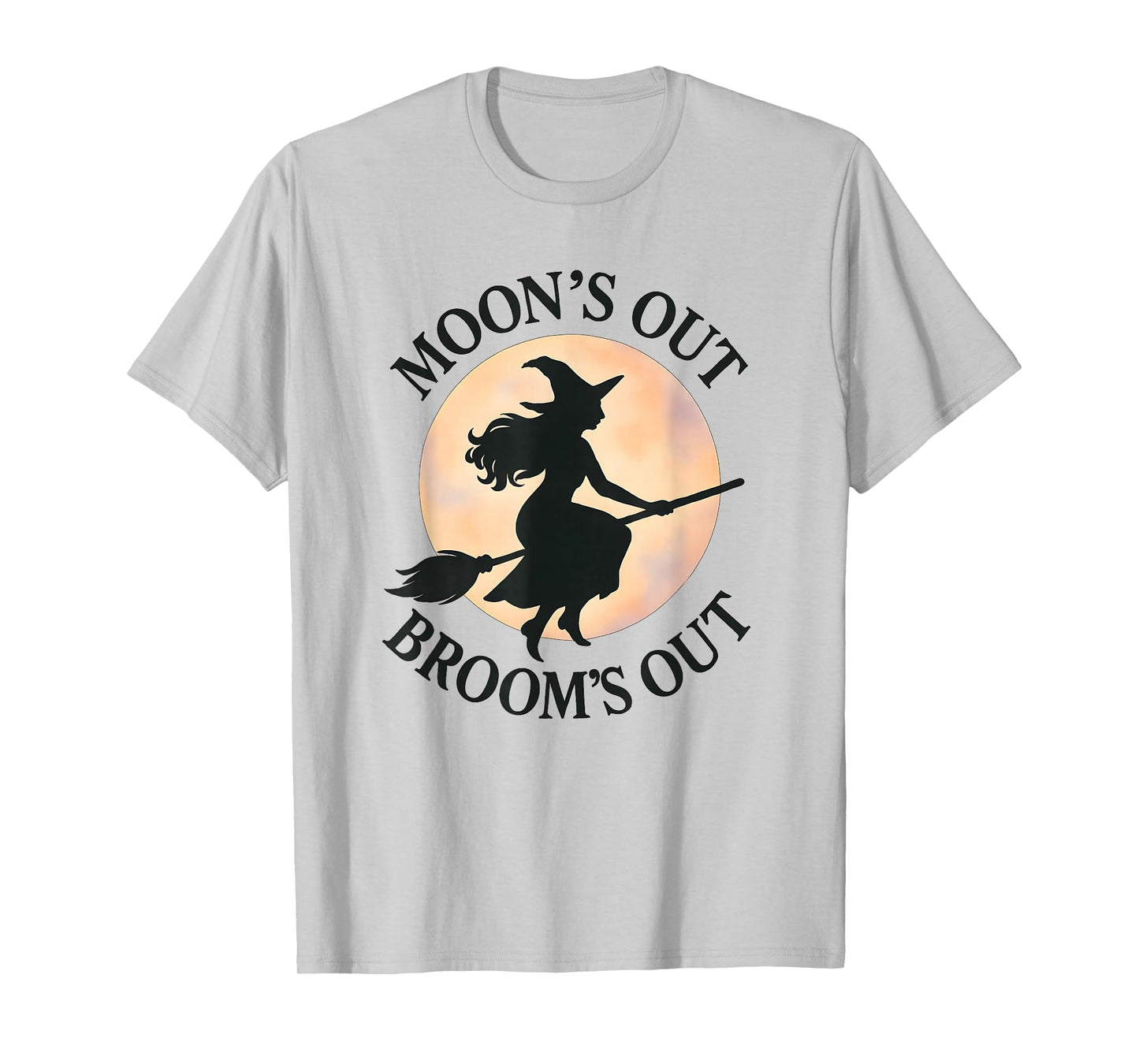 Halloween, Funny Witch Pun, Moon's Out Broom's Out T-Shirt
