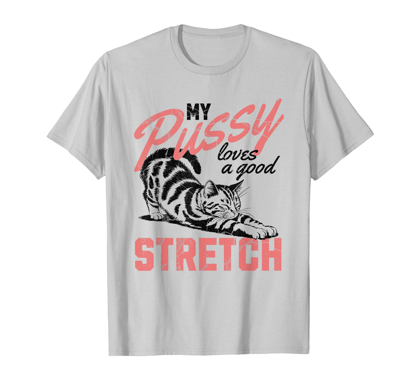 My Pussy Love A Good Stretch Funny Vintage T-Shirt