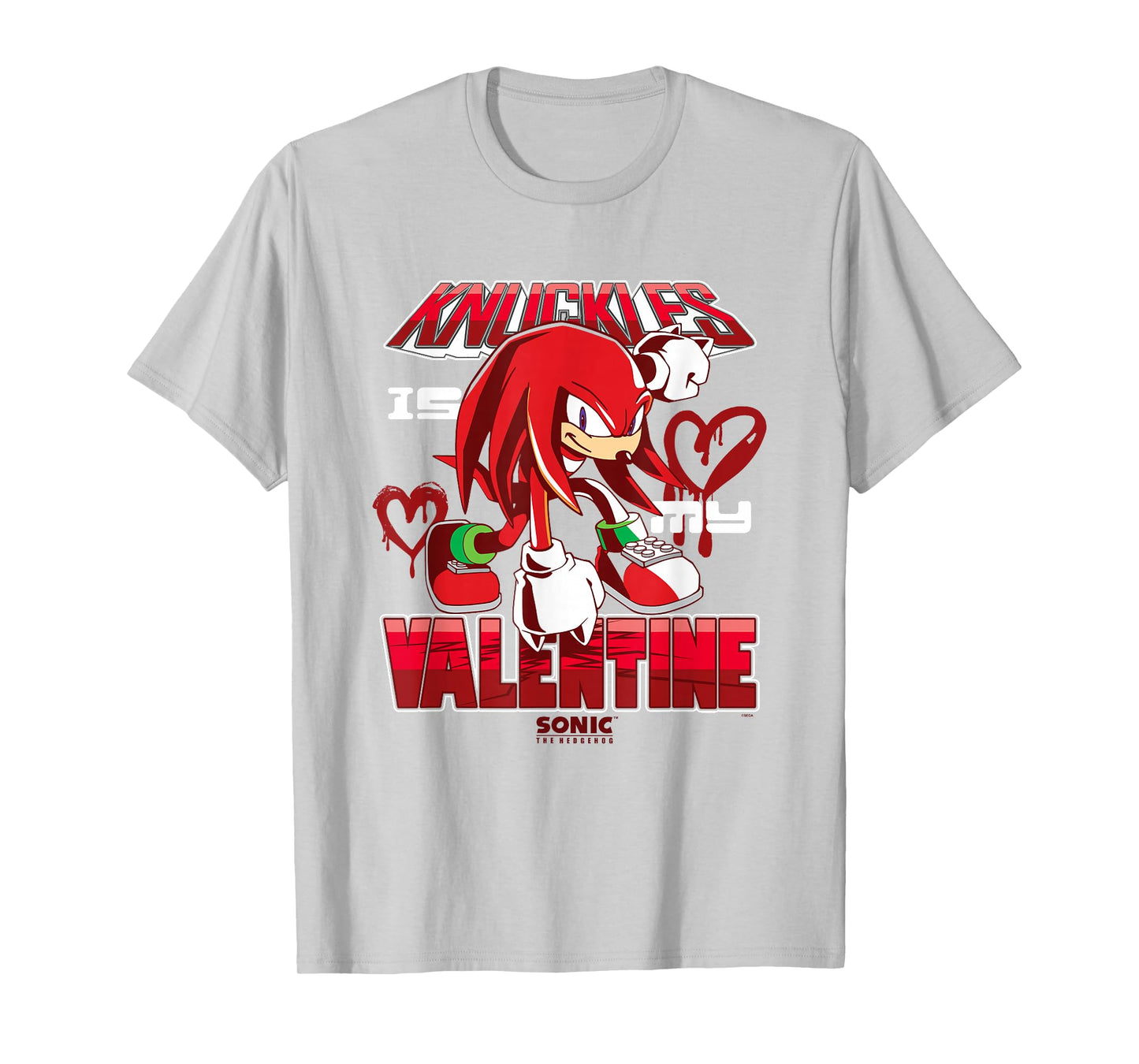Sonic The Hedgehog Valentine's Day Knuckles My Valentine T-Shirt