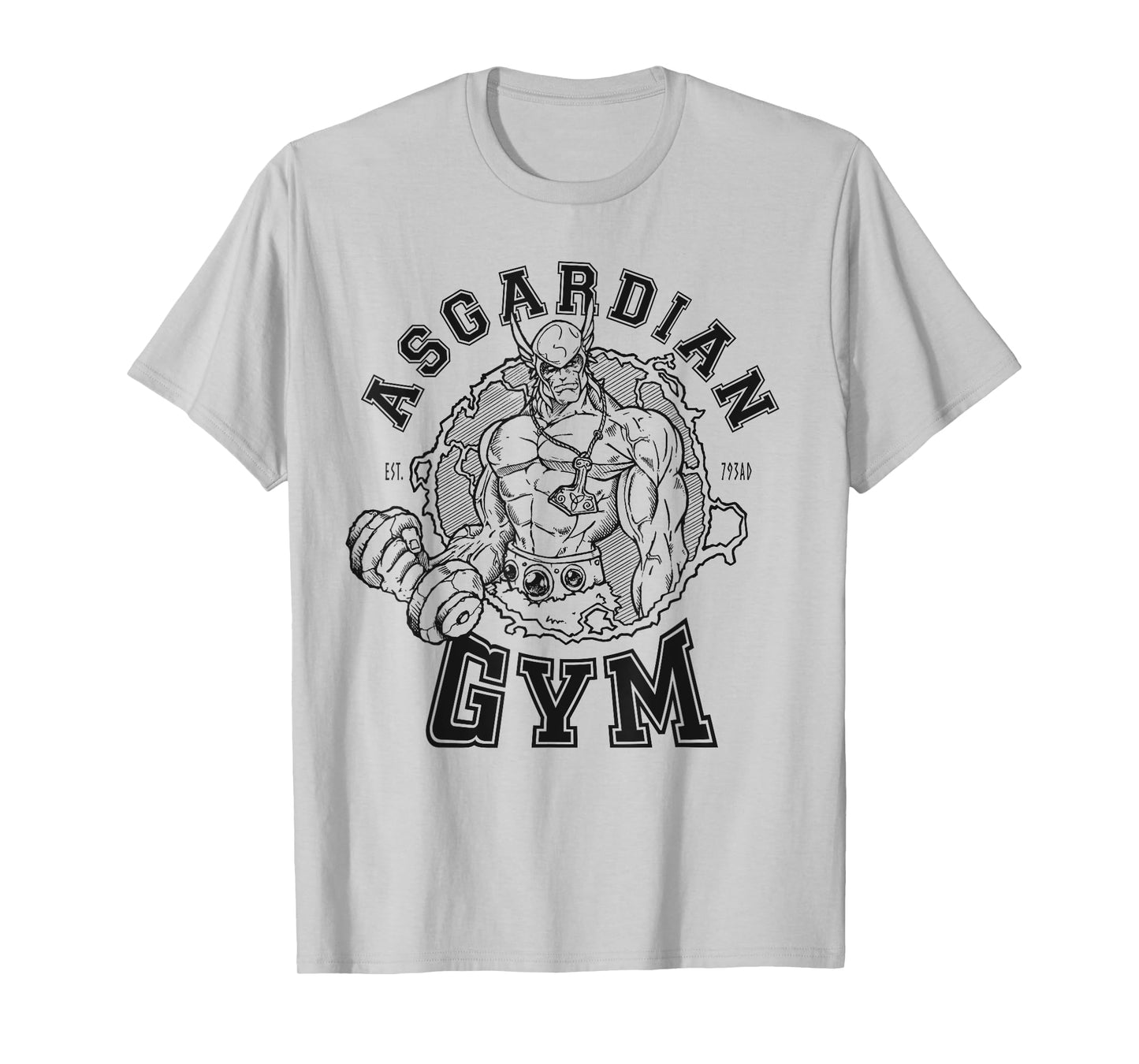 Asgardian Gym - Viking Norse God Gym T-Shirt