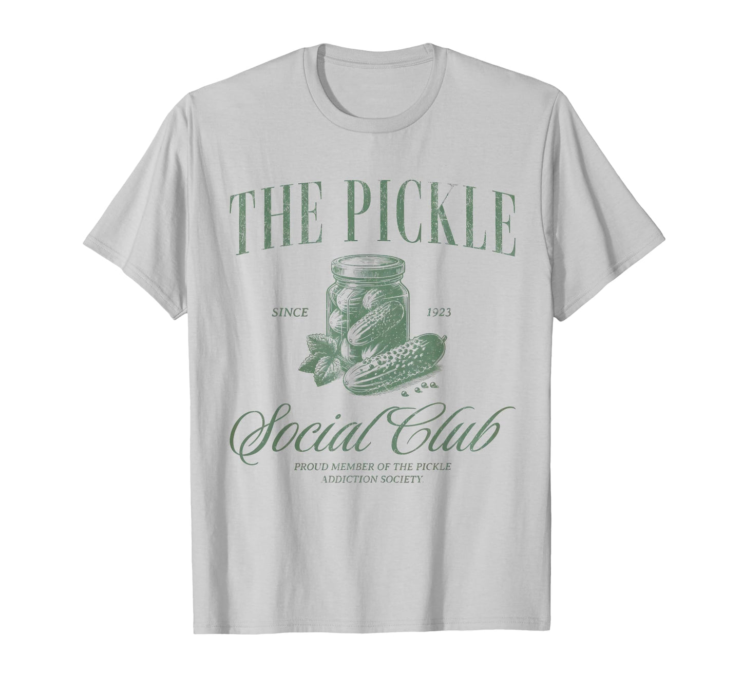Pickle Social Club Canning Season Vintage Pickle Jar T-Shirt