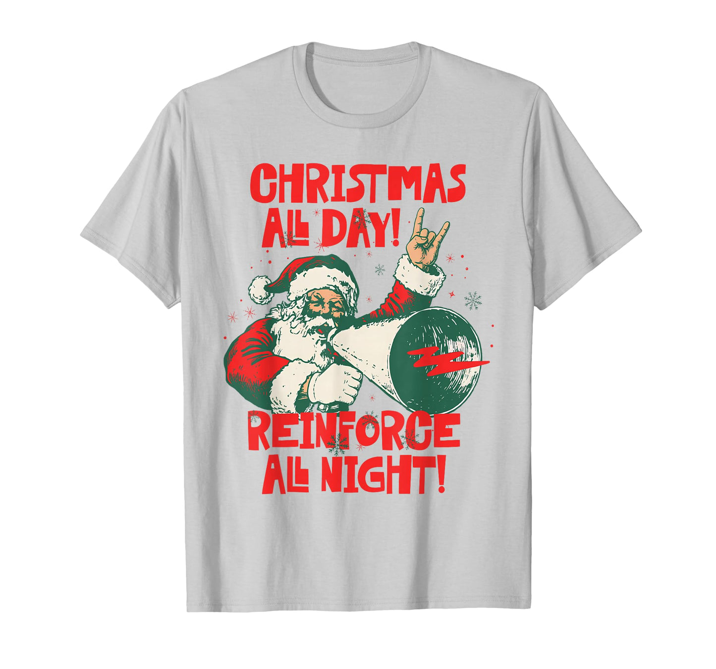 ABA Squad Xmas Vibes Christmas All Day Reinforce All Night T-Shirt