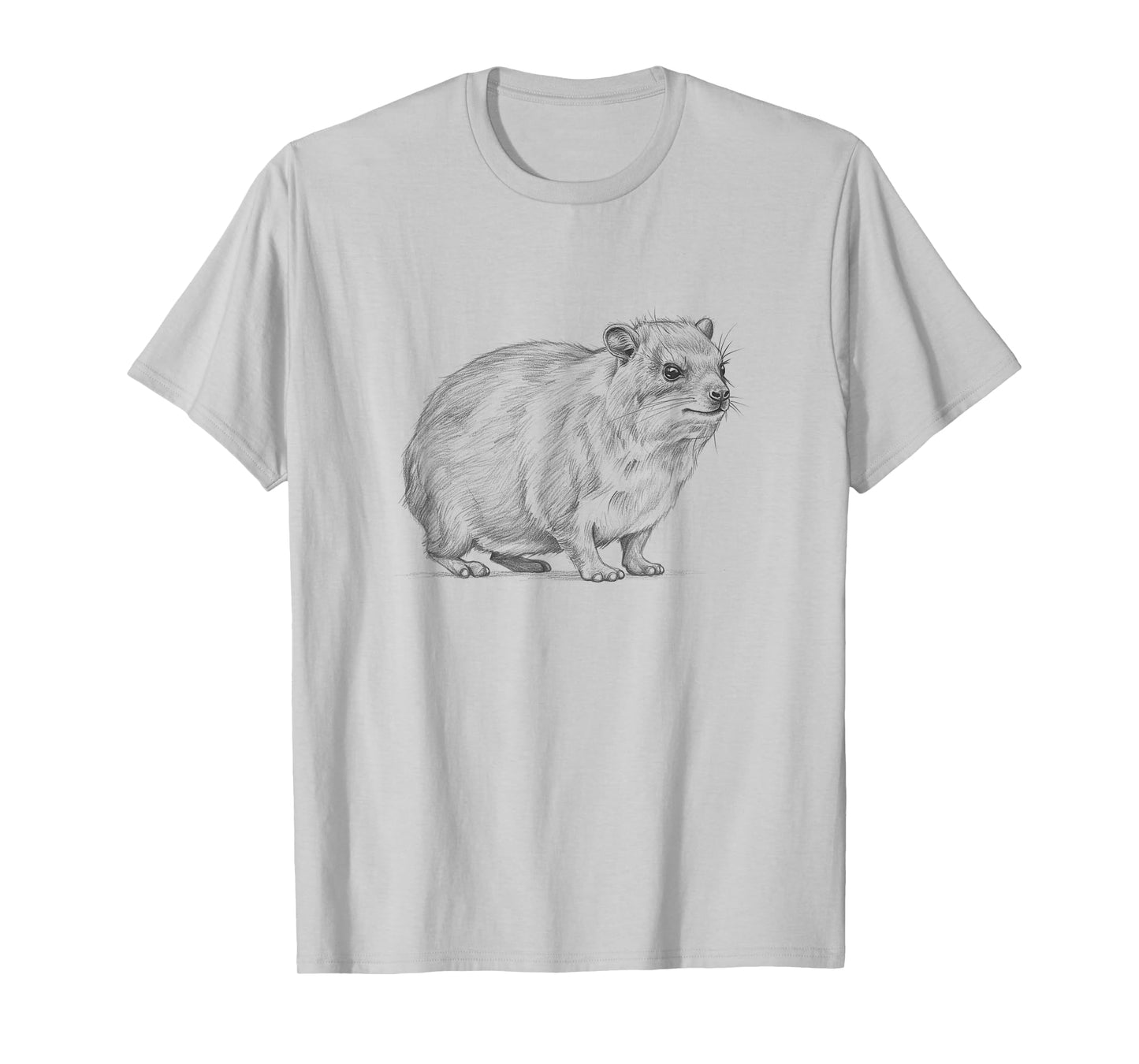 Vintage Rock Hyrax Drawing Art Design T-Shirt
