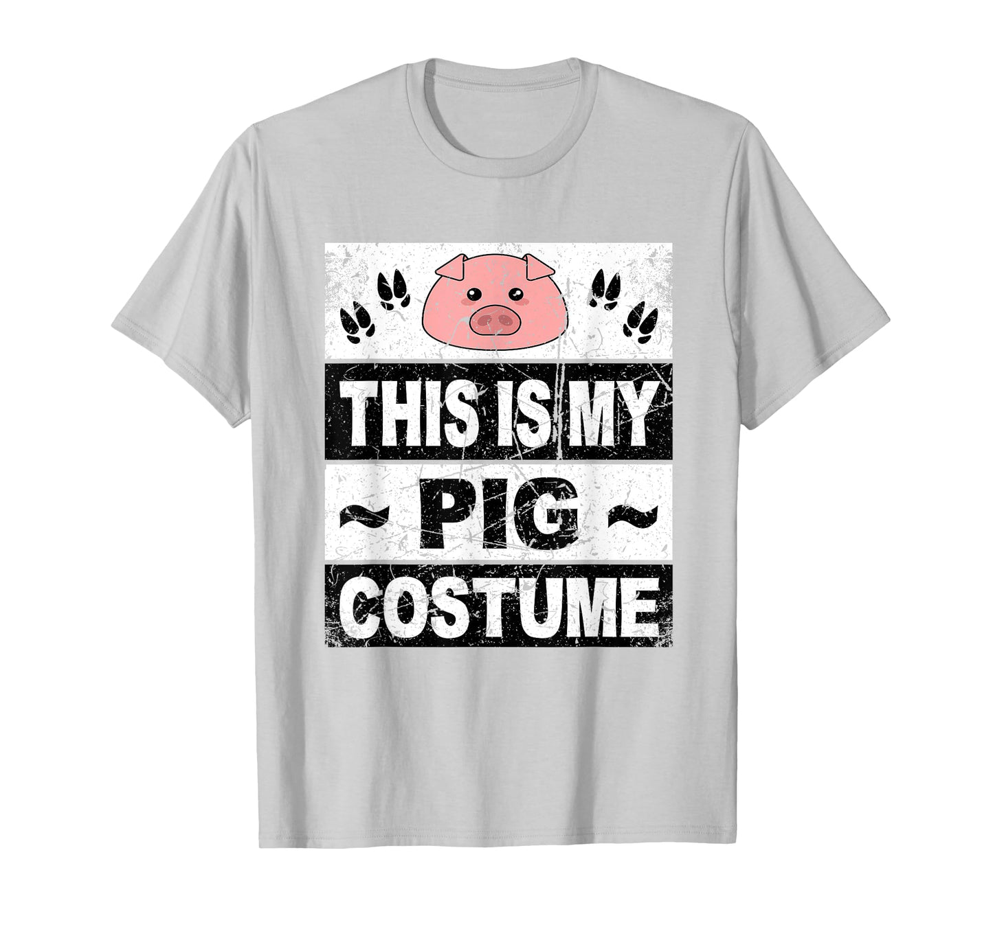 Retro Pig Costume Shirt Adult Women Men Kids Toddler Baby T-Shirt