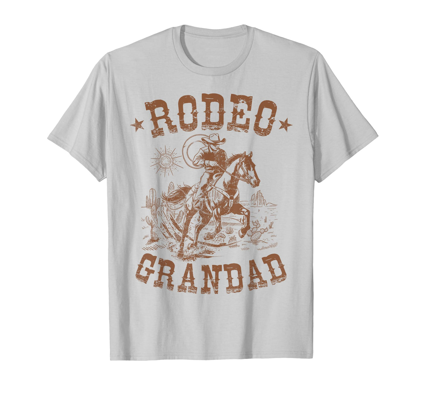 Rodeo Grandad Western Cowboy Family Matching Father's Day T-Shirt