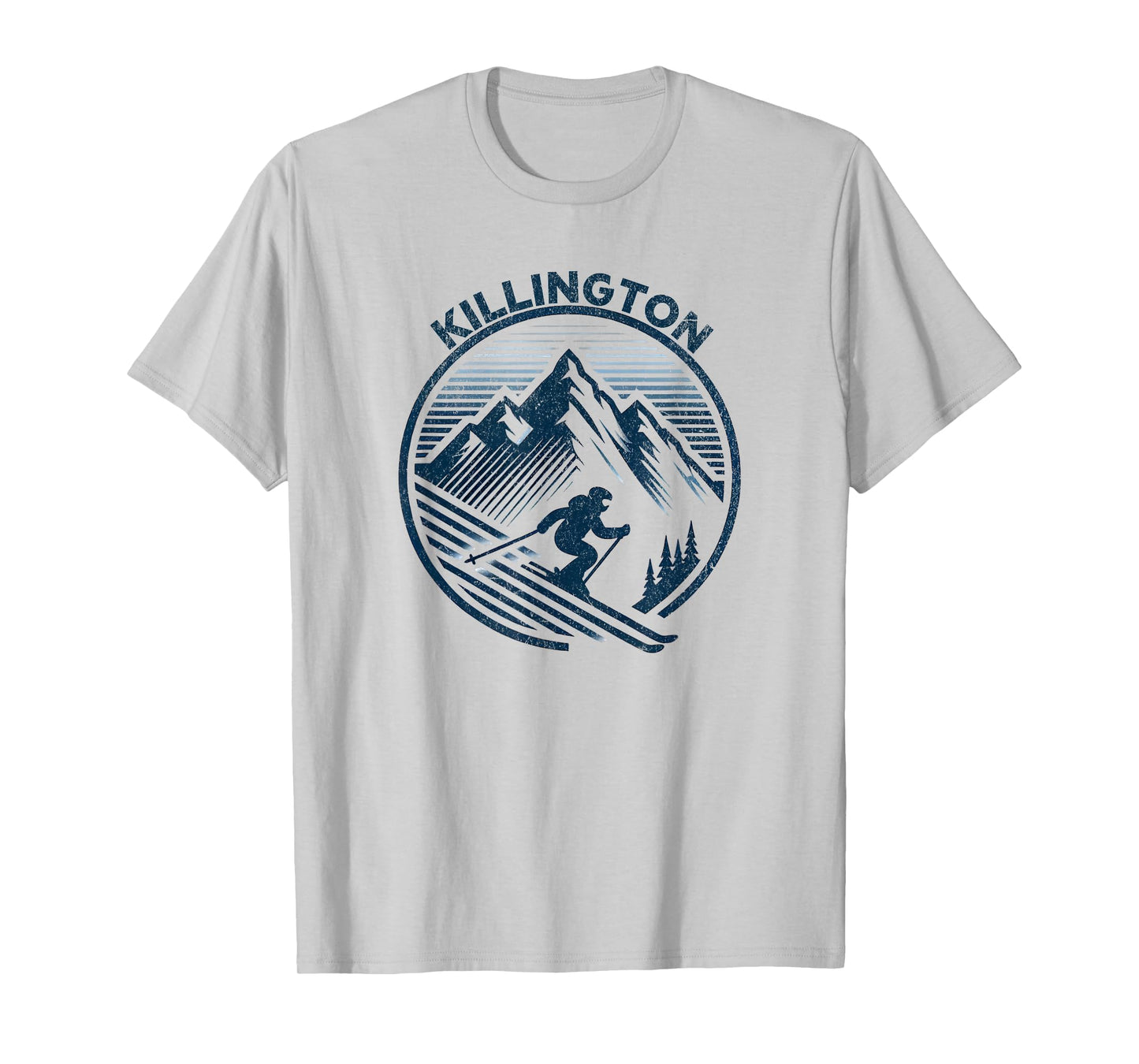Killington Vermont Ski Resort Retro Mountains T-Shirt