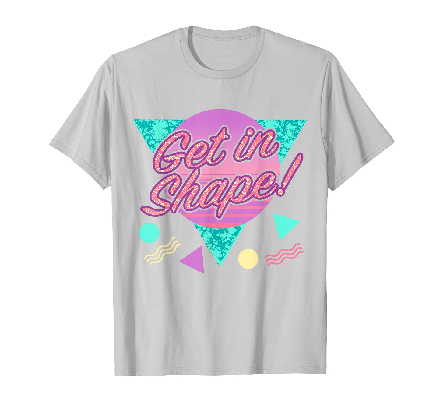 Get in Shape Retro 80s Workout Clothes Costume T-Shirt