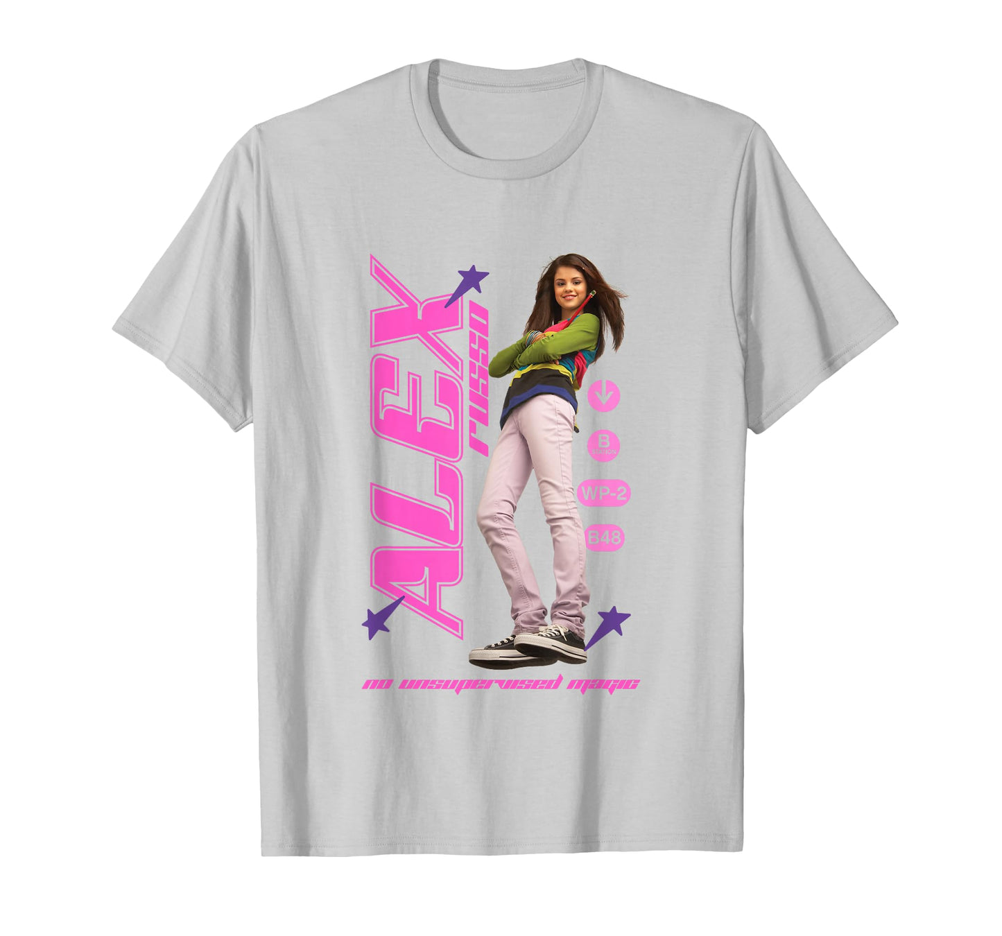 Disney Wizards of Waverly Place Alex Russo Girly Big Poster T-Shirt