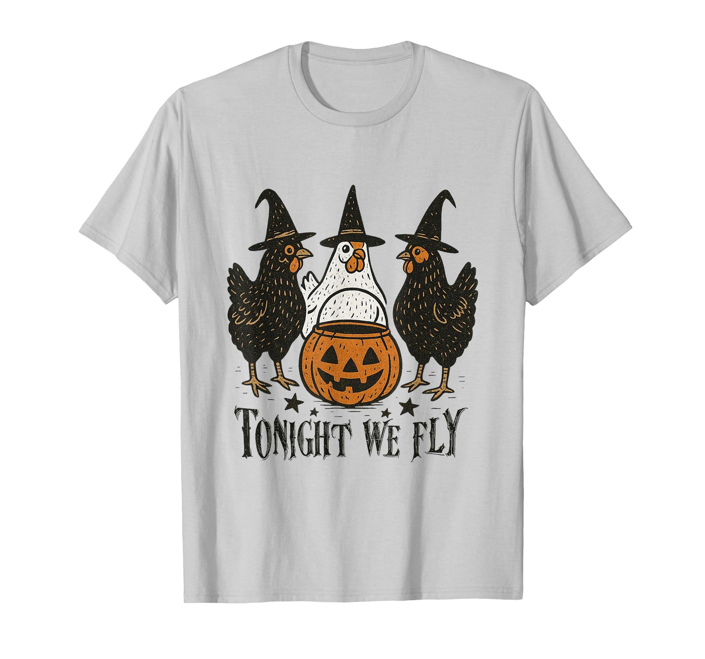 Tonight We Fly Humor Chicken Halloween Costume Spooky Season T-Shirt