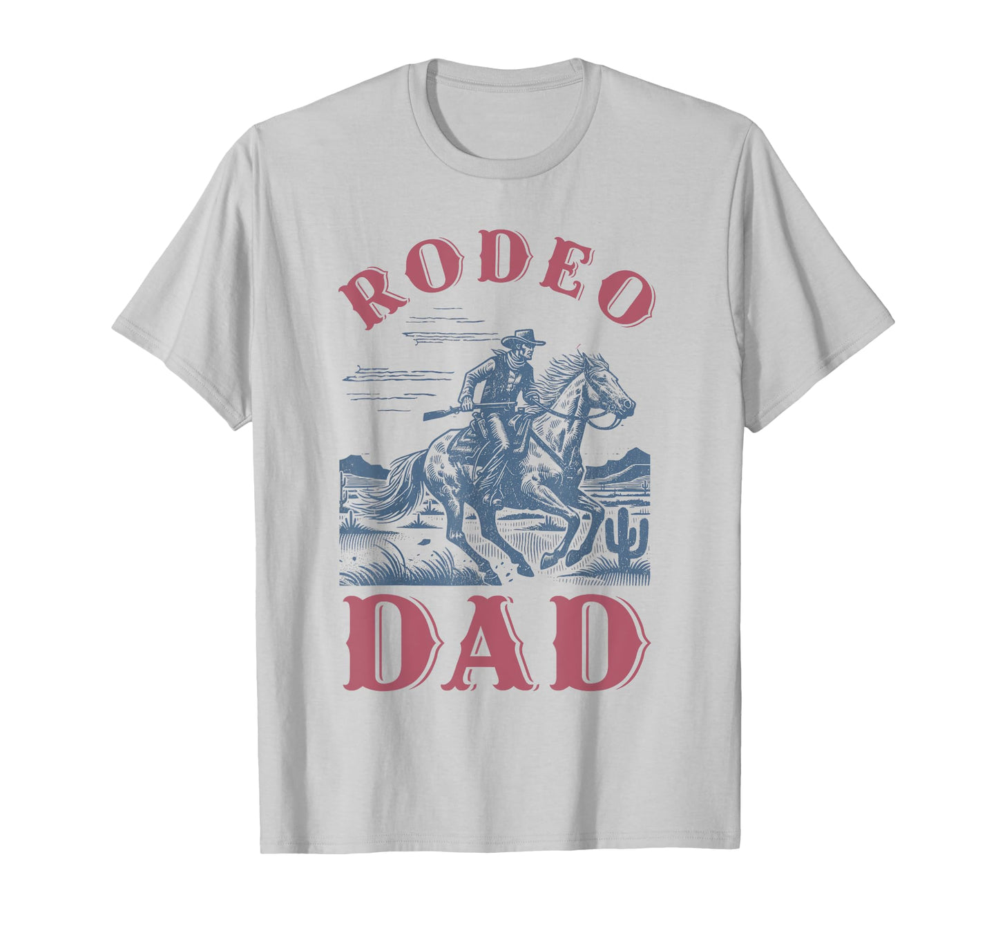 Rodeo Dad Western Cowboy Daddy Family Matching Father's Day T-Shirt
