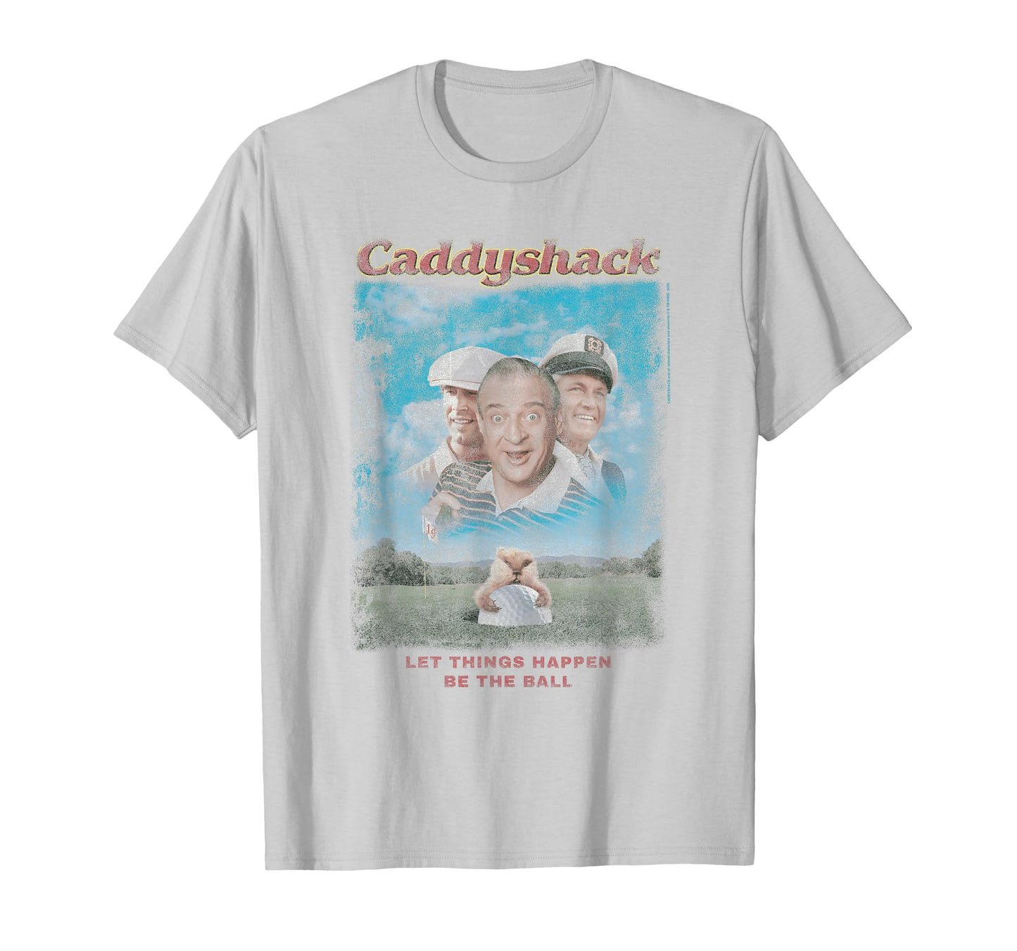 Caddyshack Vintage Golf Be the Ball 80's Movie Poster T-Shirt