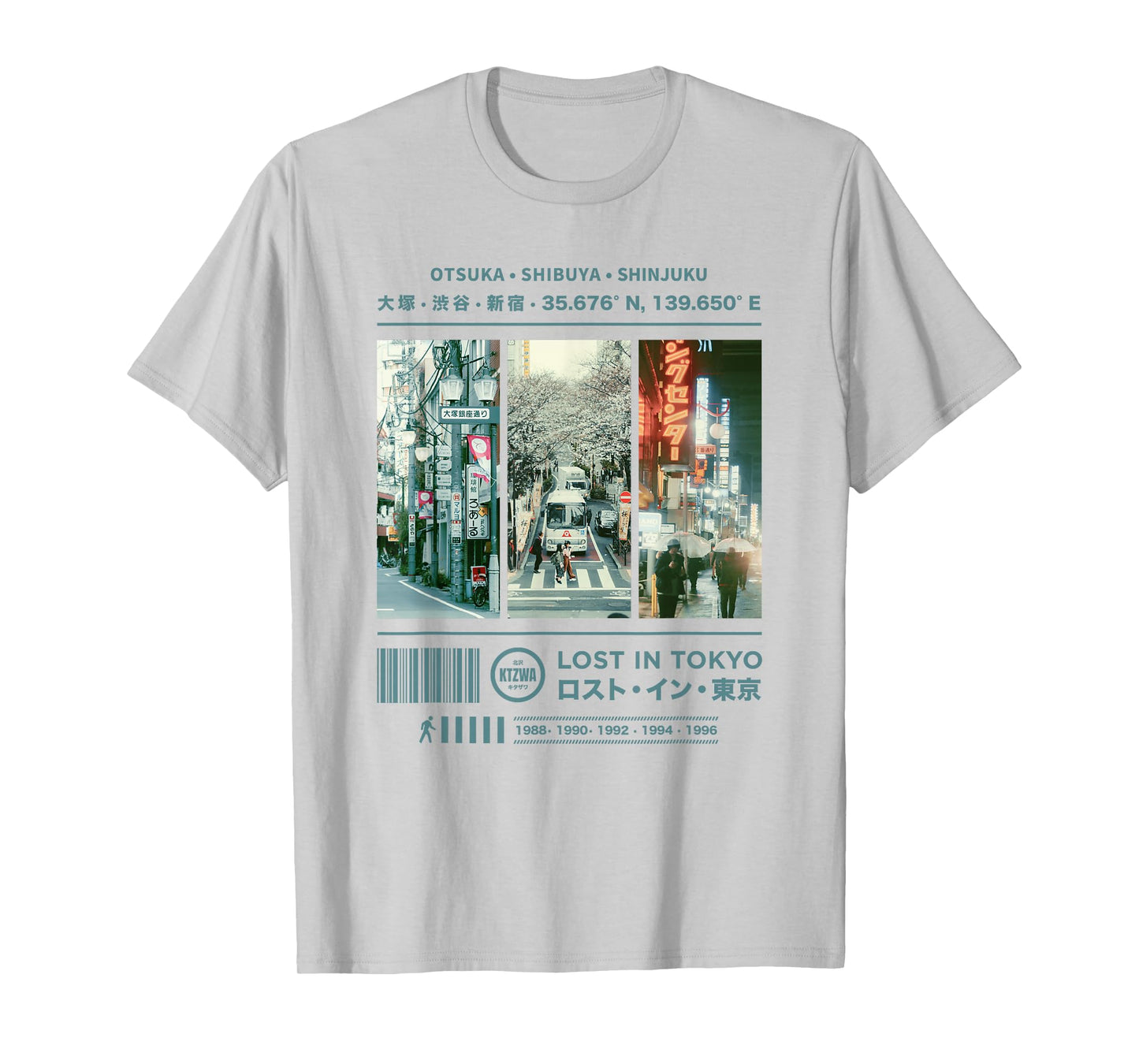 Japanese Retro Vintage 90s 80s Streetwear Art Tokyo Graphic T-Shirt