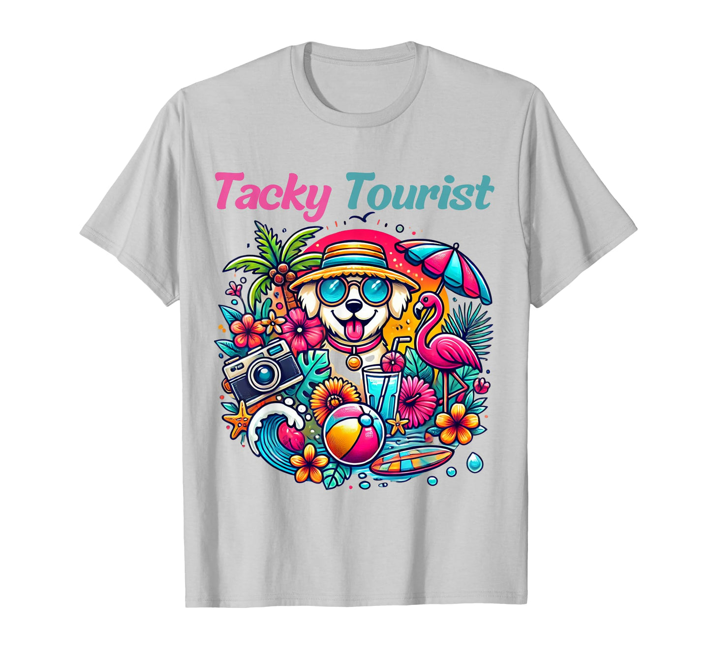 Vacay Tacky Tourist Outfit Wacky Cruise Costume Idea Tacky T-Shirt