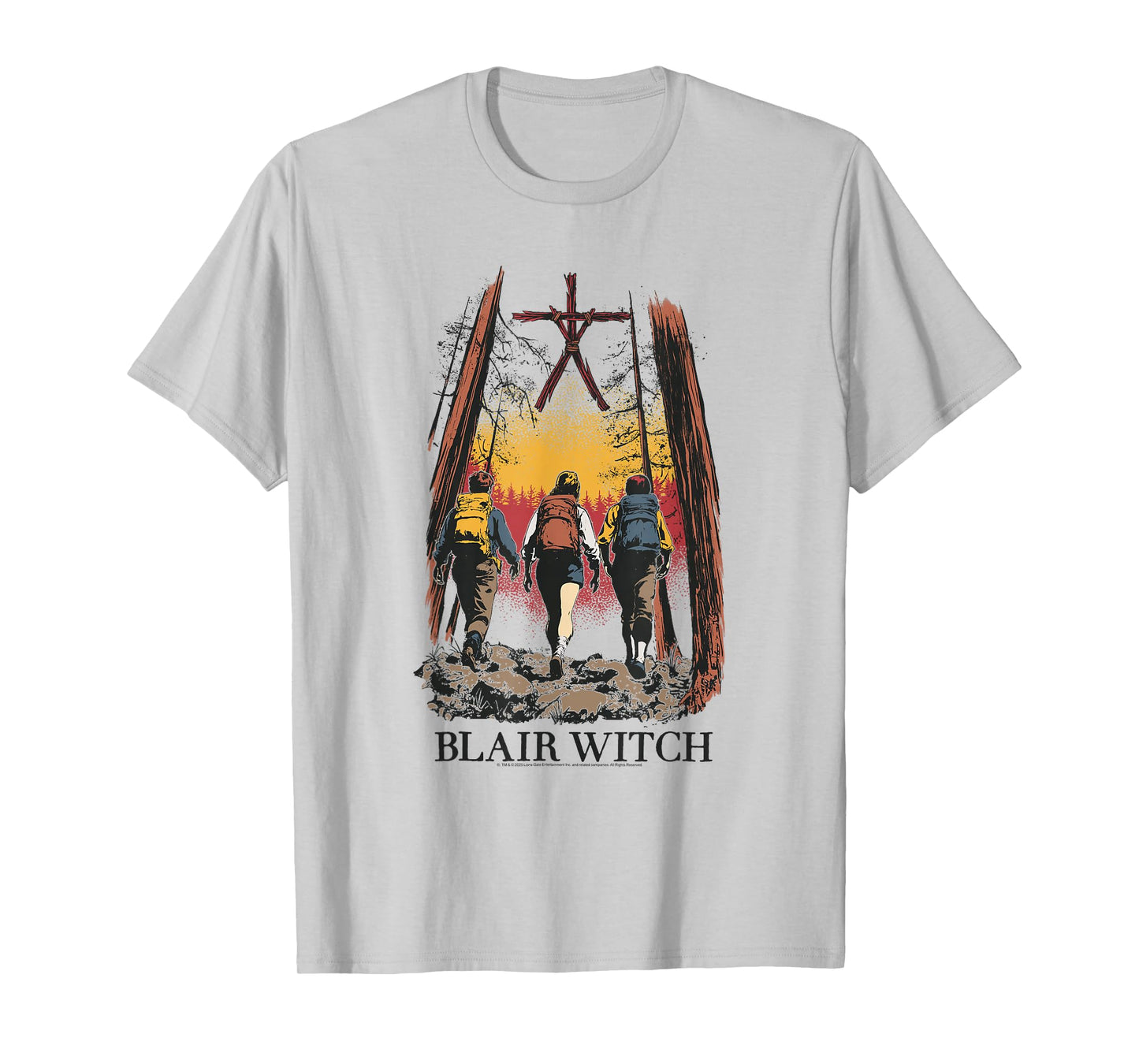 The Blair Witch Project Hiking Burkittsville Horror Movie T-Shirt