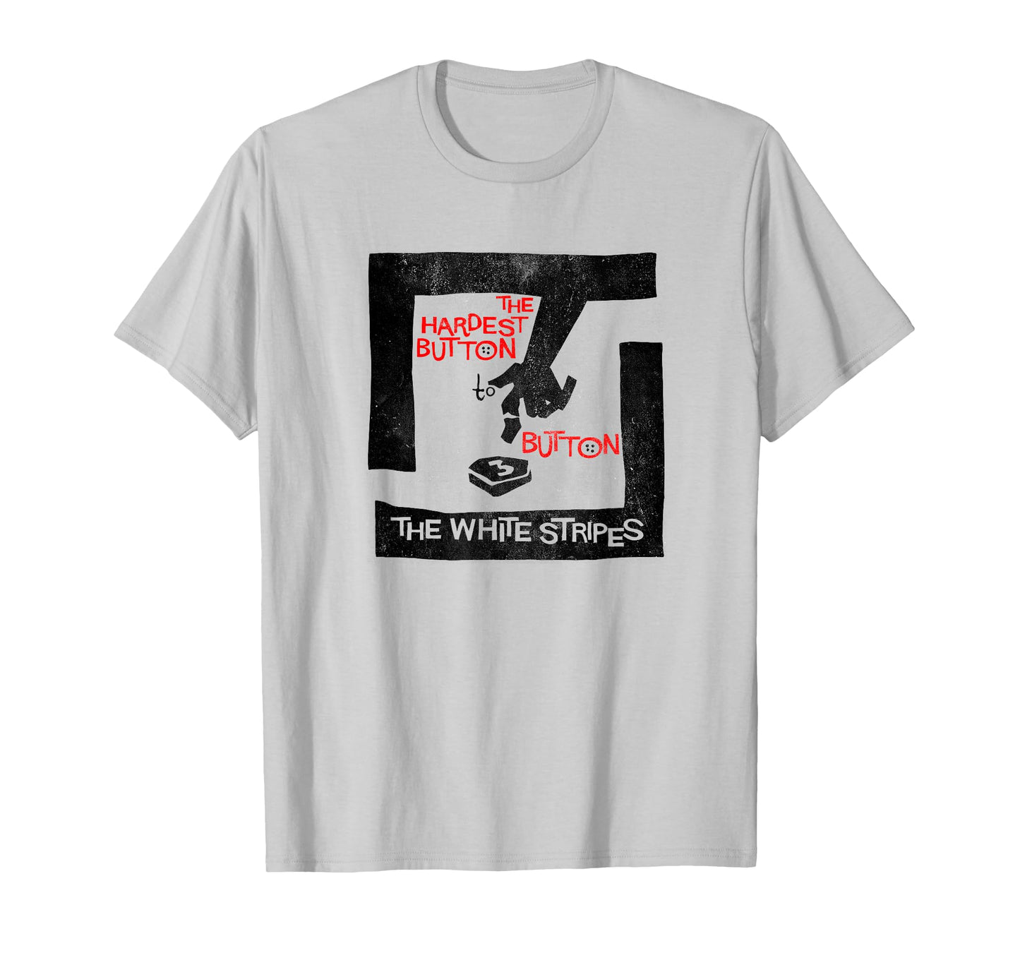 The White Stripes Hardest Button T-Shirt