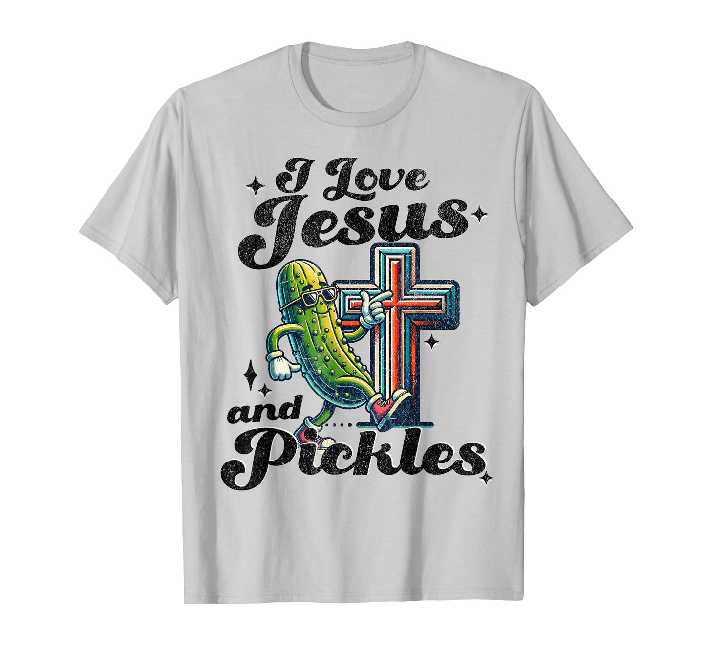 I Love Jesus and Pickles T-Shirt