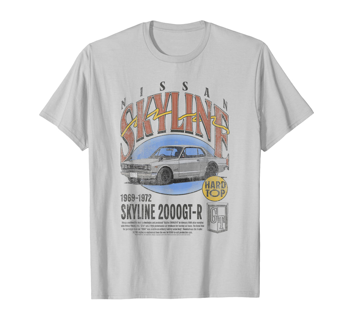 Nissan Vintage Skyline 2000GT-R 1969 Sports Car T-Shirt