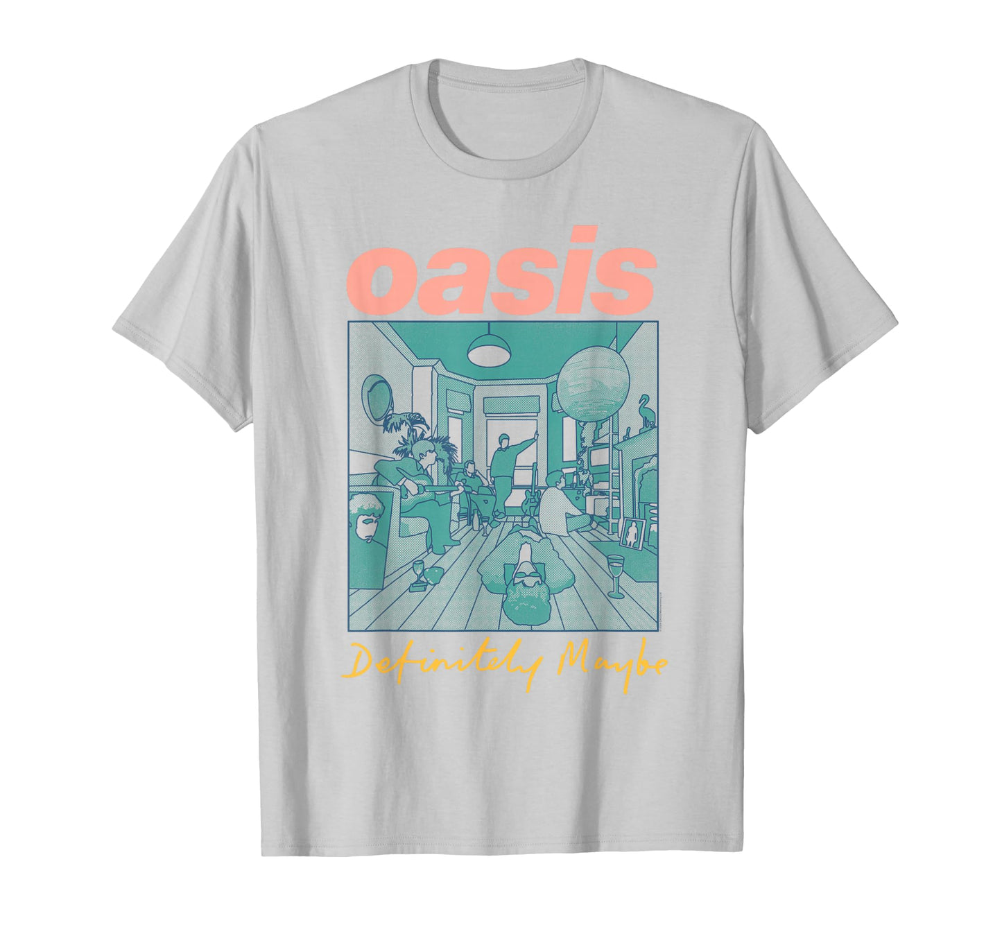 Oasis – Definitely Maybe Pink T-Shirt