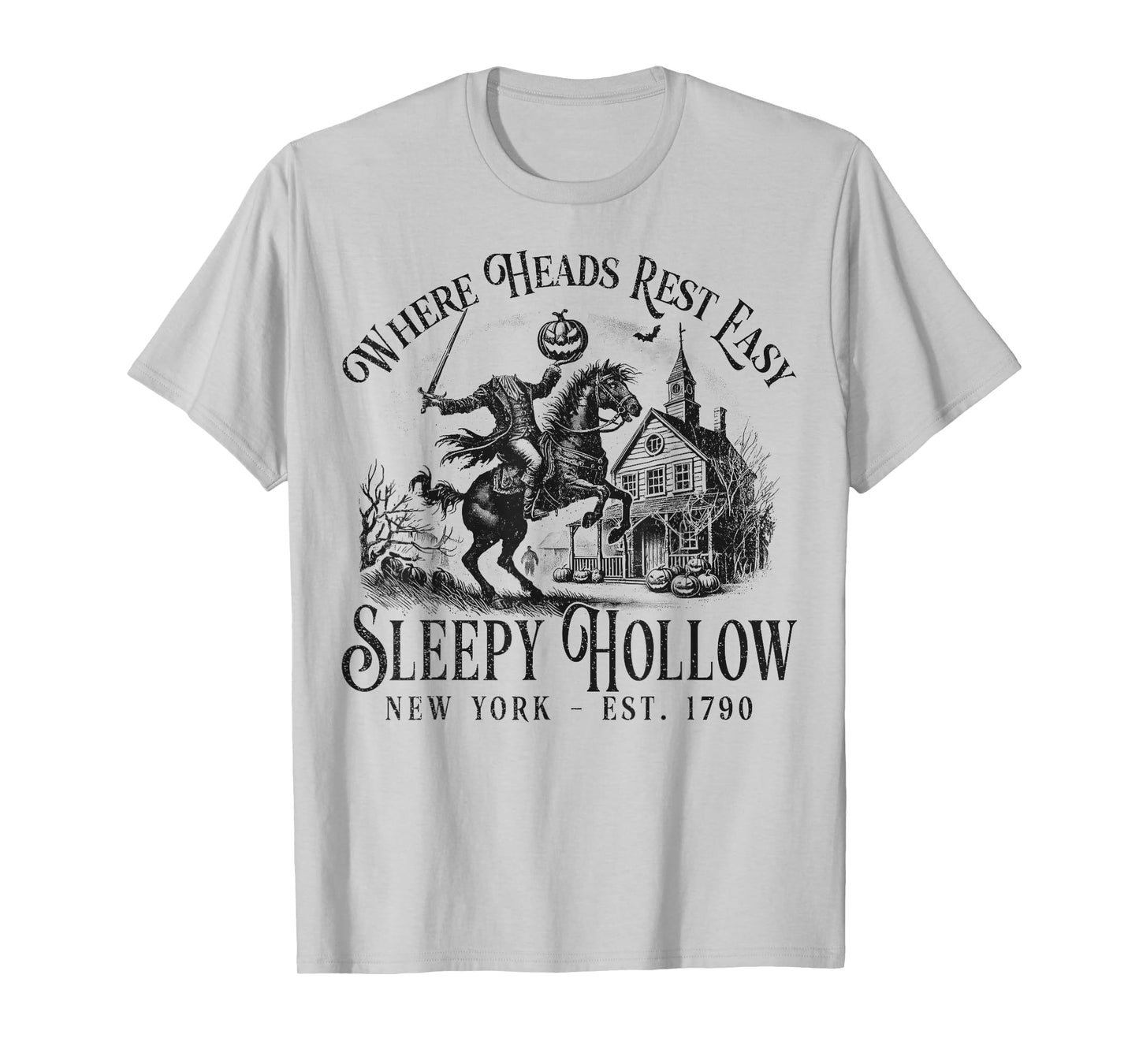 Headless Horseman Sleepy Hollow Jack O Lantern Halloween T-Shirt
