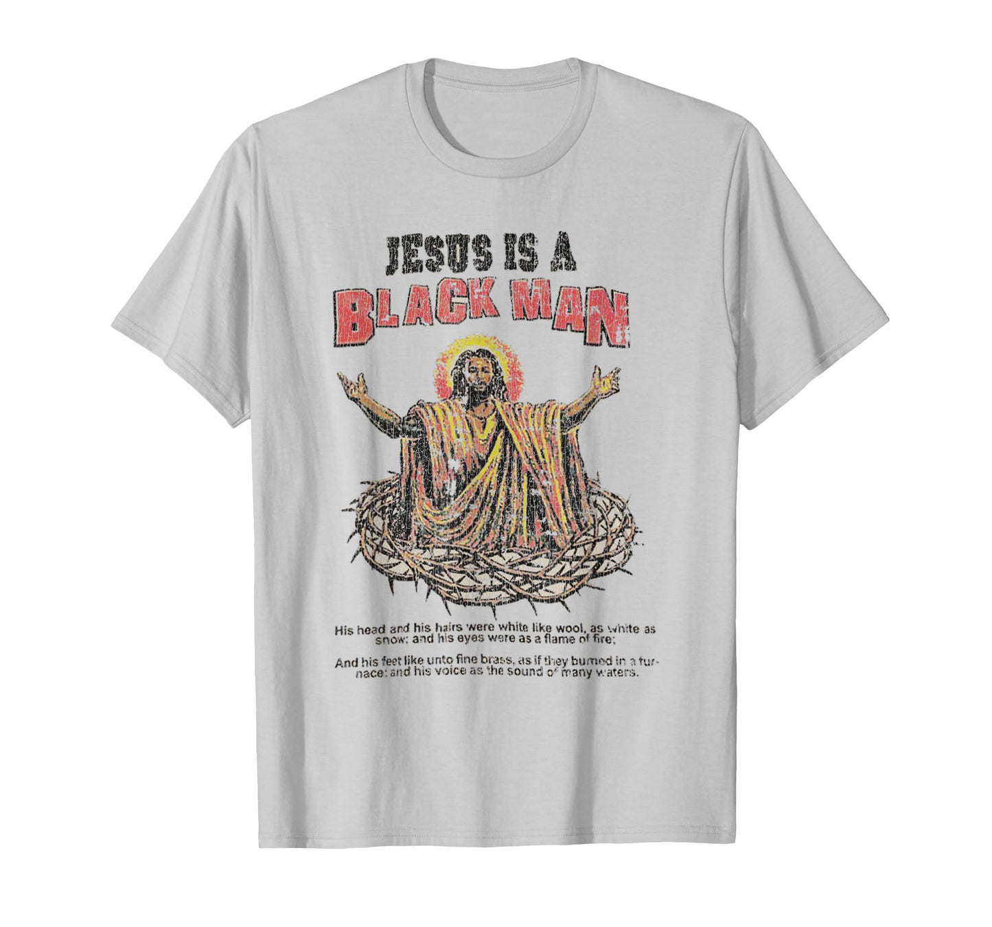 Vintage Jesus Is A Black Man T-Shirt