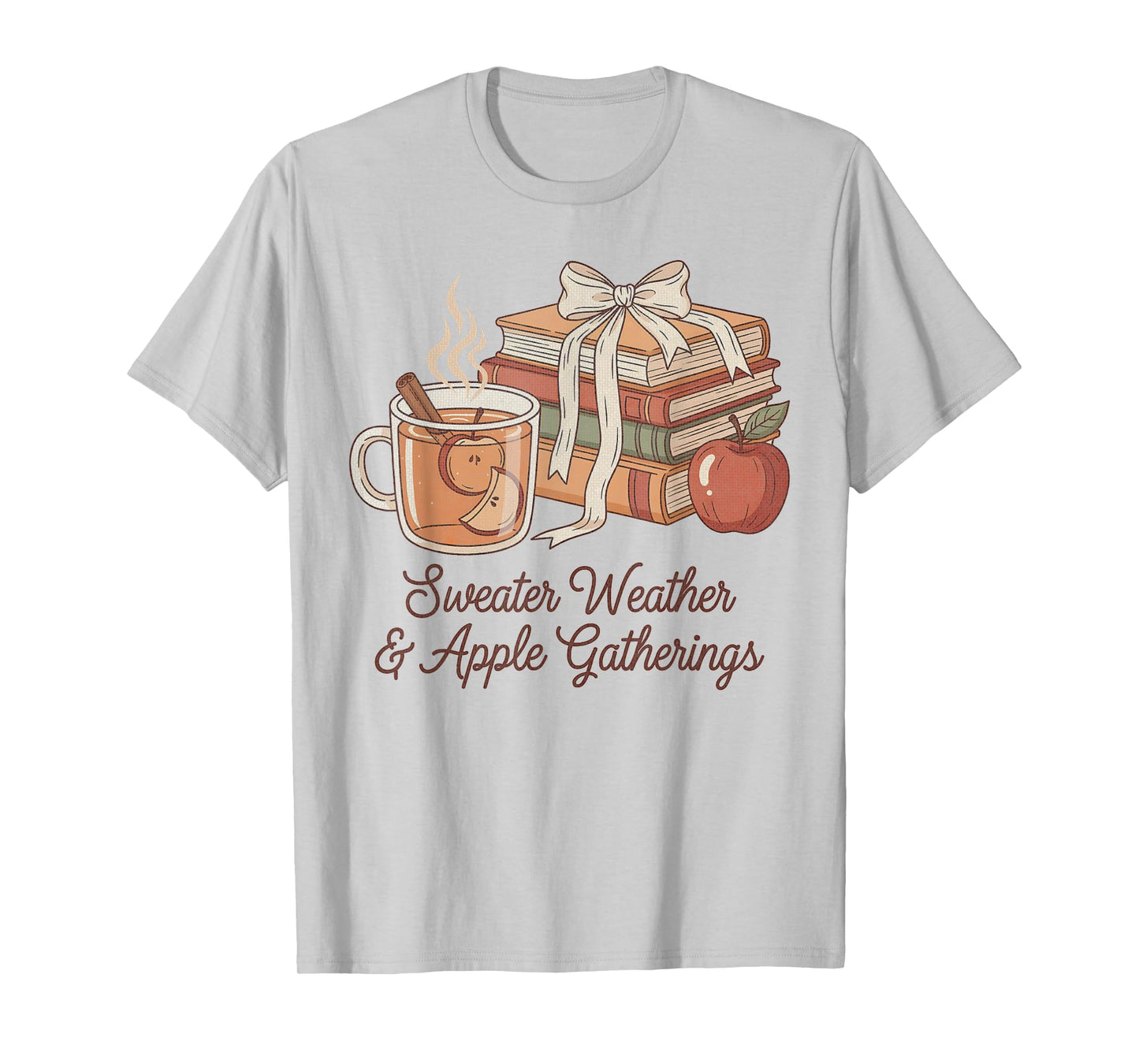 Sweater Weather and Apple Gatherings Vintage Fall Picking T-Shirt