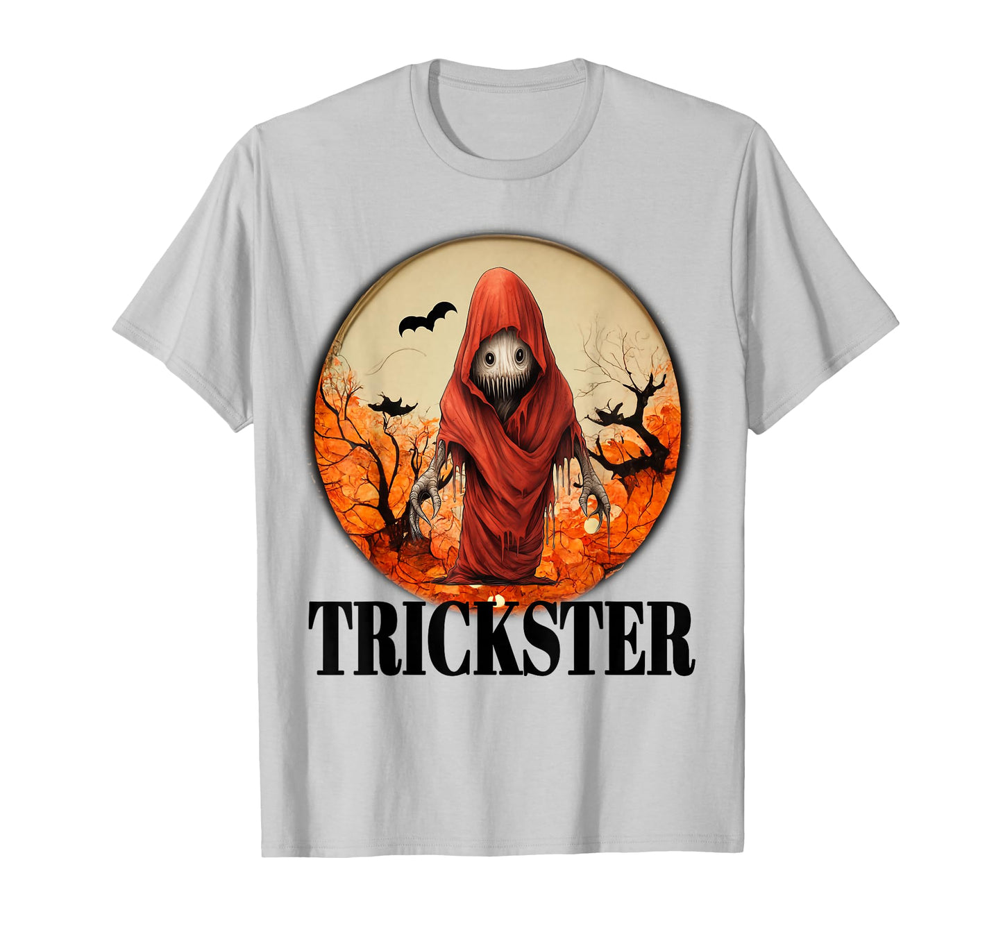 Scary Halloween Trickster Frightening Spooky Satire Ghoul T-Shirt