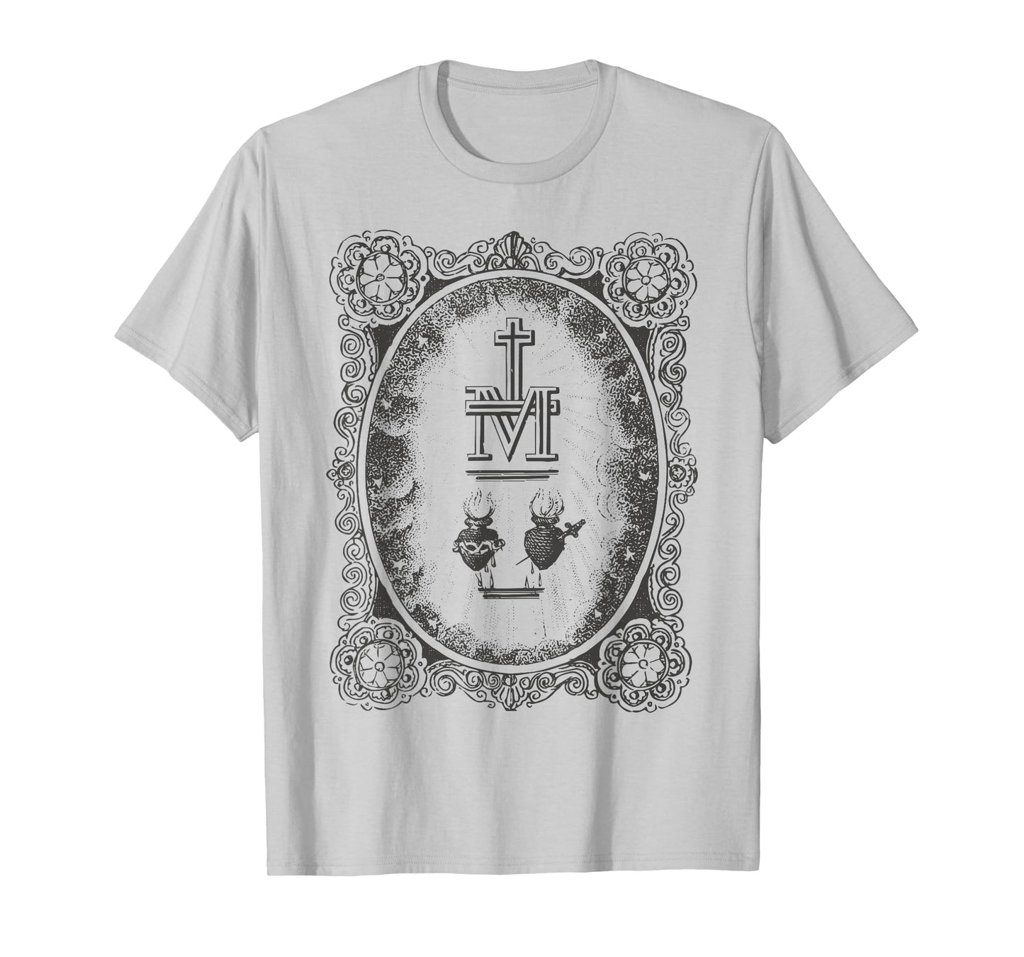 Wonderful Medal Sacred Heart Immaculate Catholic T-Shirt