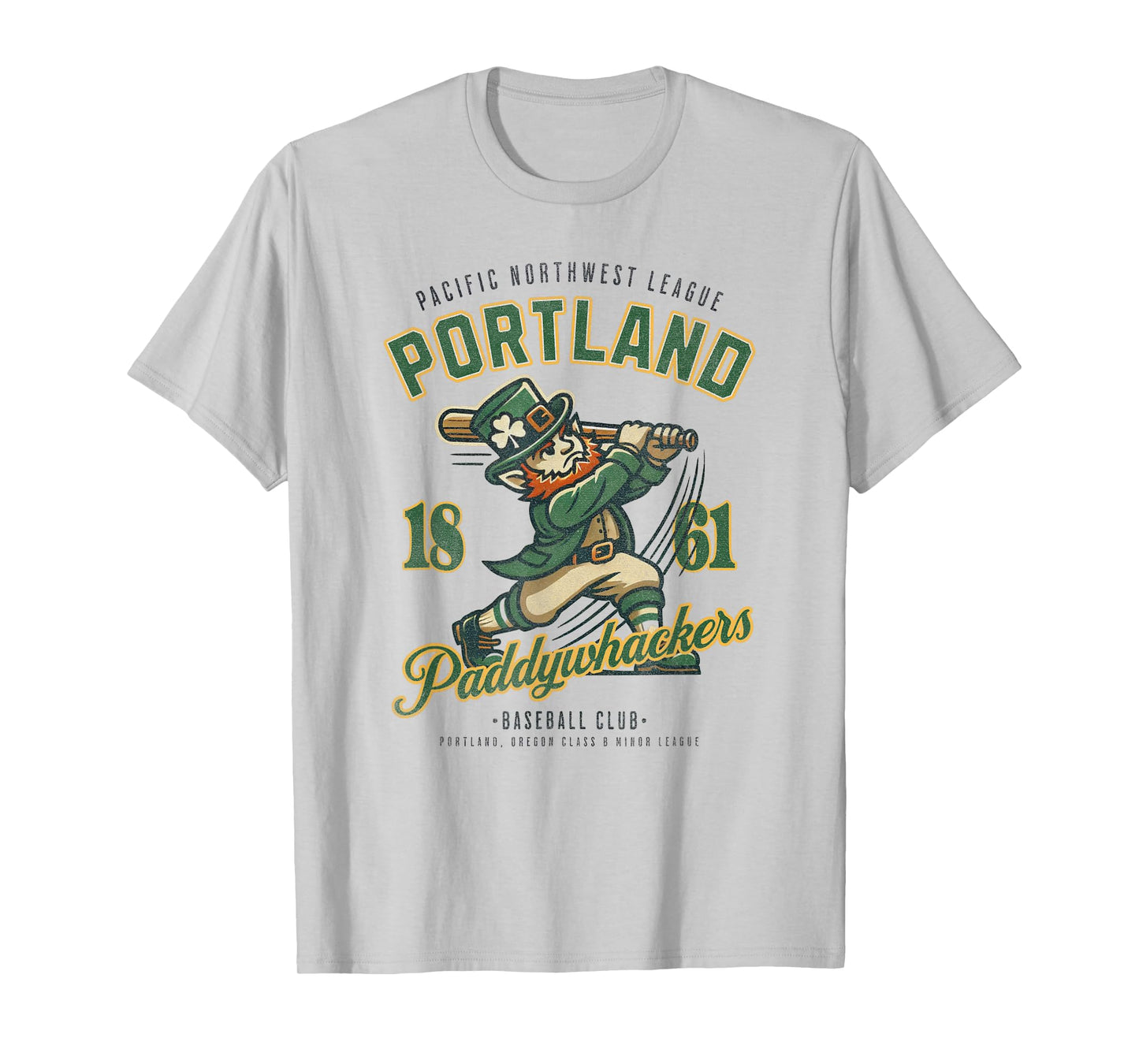 Retro Minor League Baseball Team Portland Paddywhackers T-Shirt