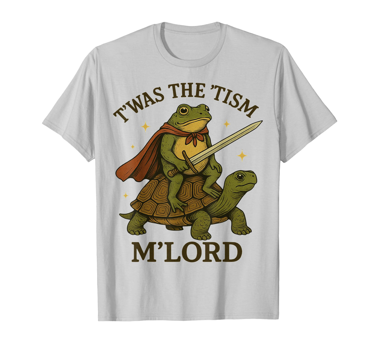 TWAS The Tism M Lord Funny Vintage Frog Graphic Tee Autism T-Shirt