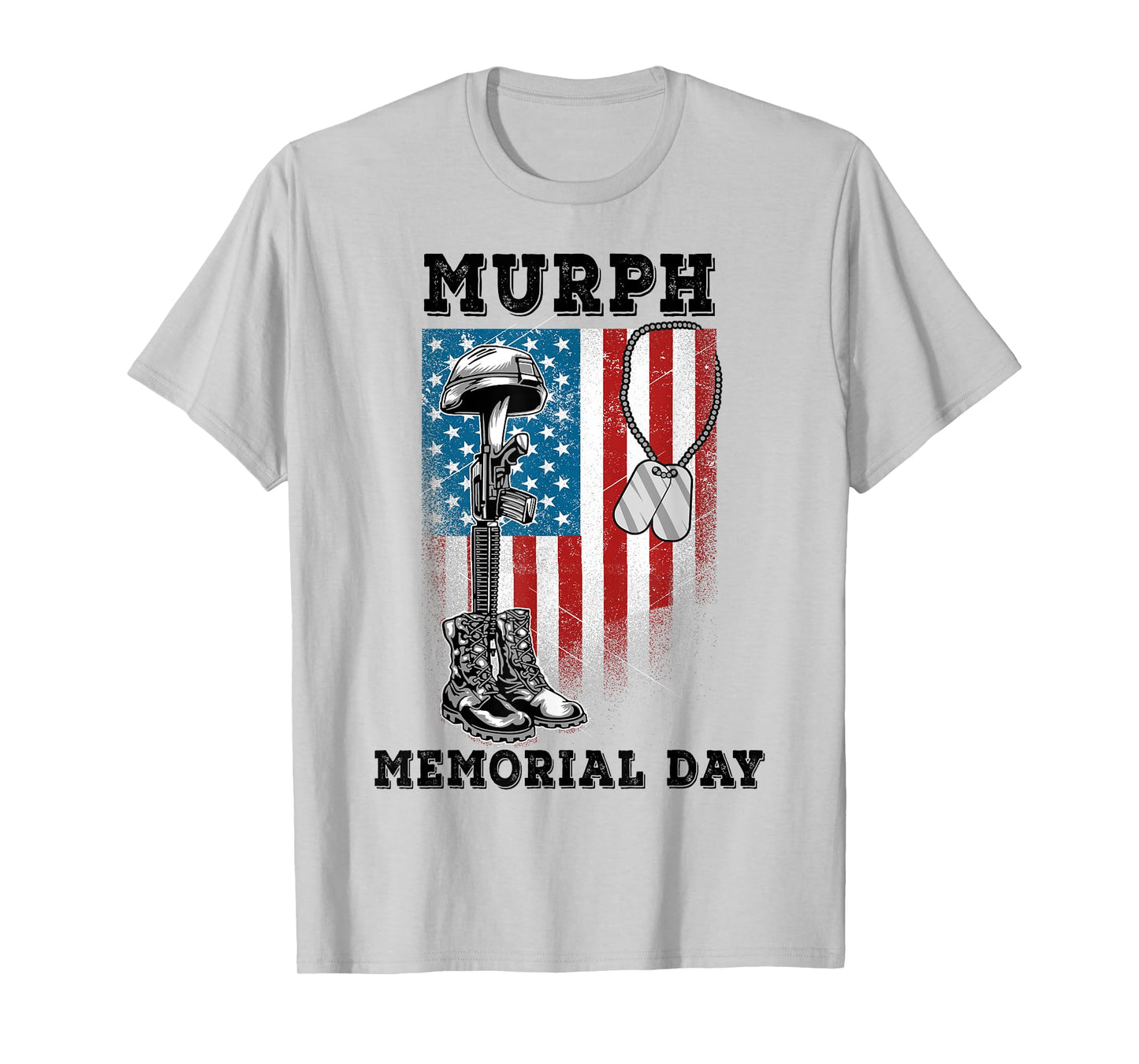 Murph 2021 Workout Challenge American Memorial Day Murph T-Shirt