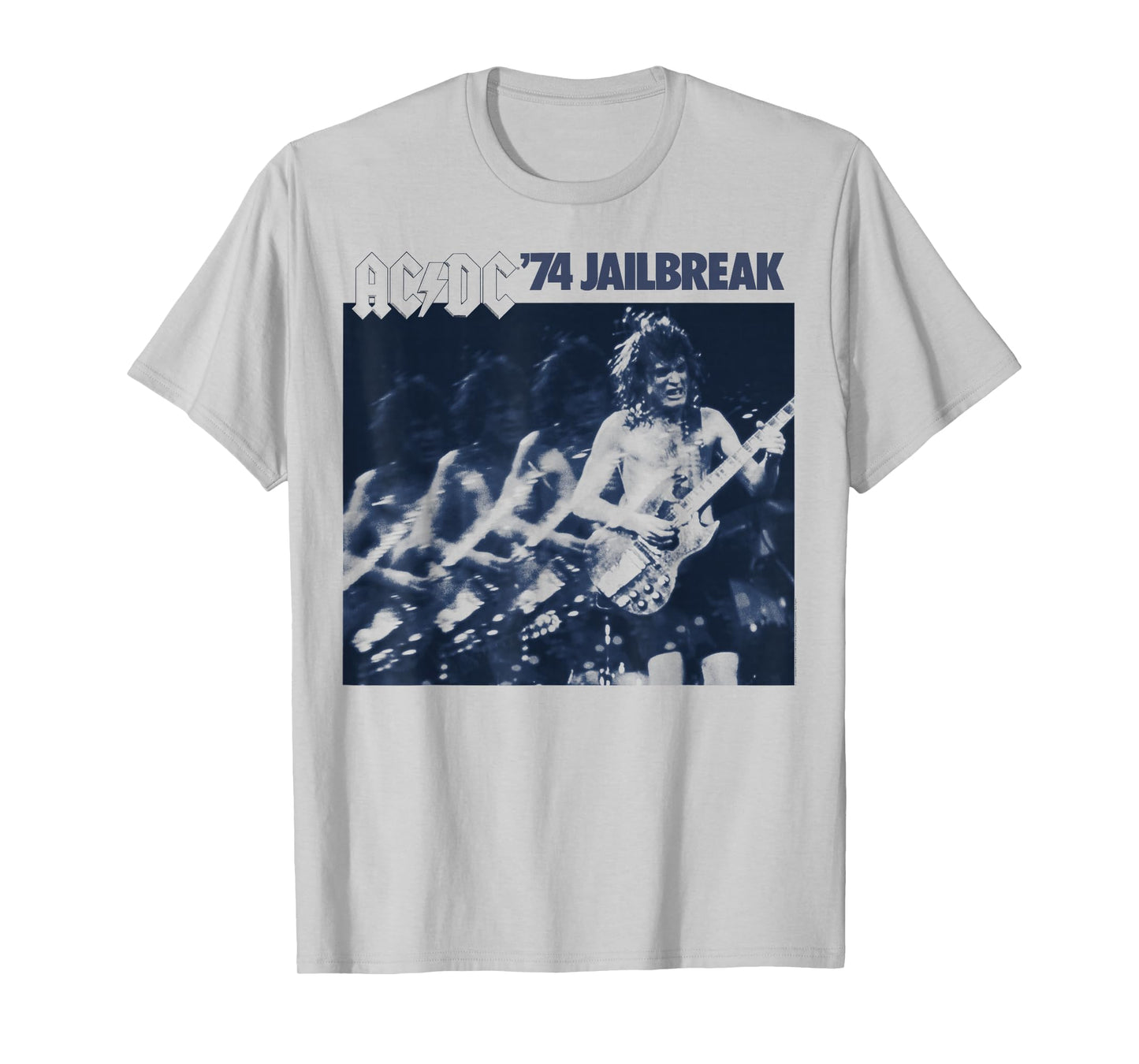 AC/DC - '74 Jailbreak EP Artwork Faded T-Shirt