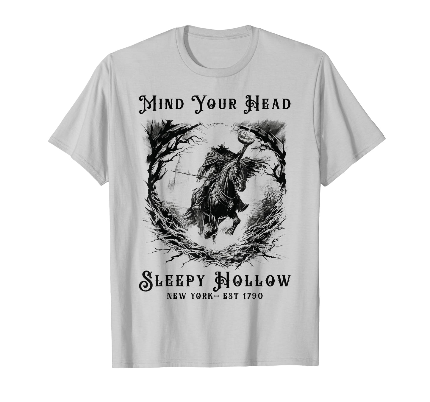 Vintage Mind Your Head Sleepy Hollow Headless Horseman T-Shirt
