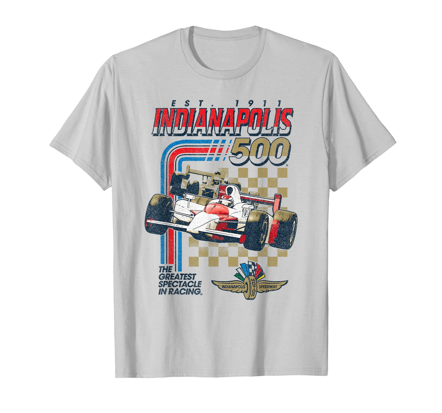 Indy 500 The Greatest Spectacle In Racing EST. 1911 Poster T-Shirt