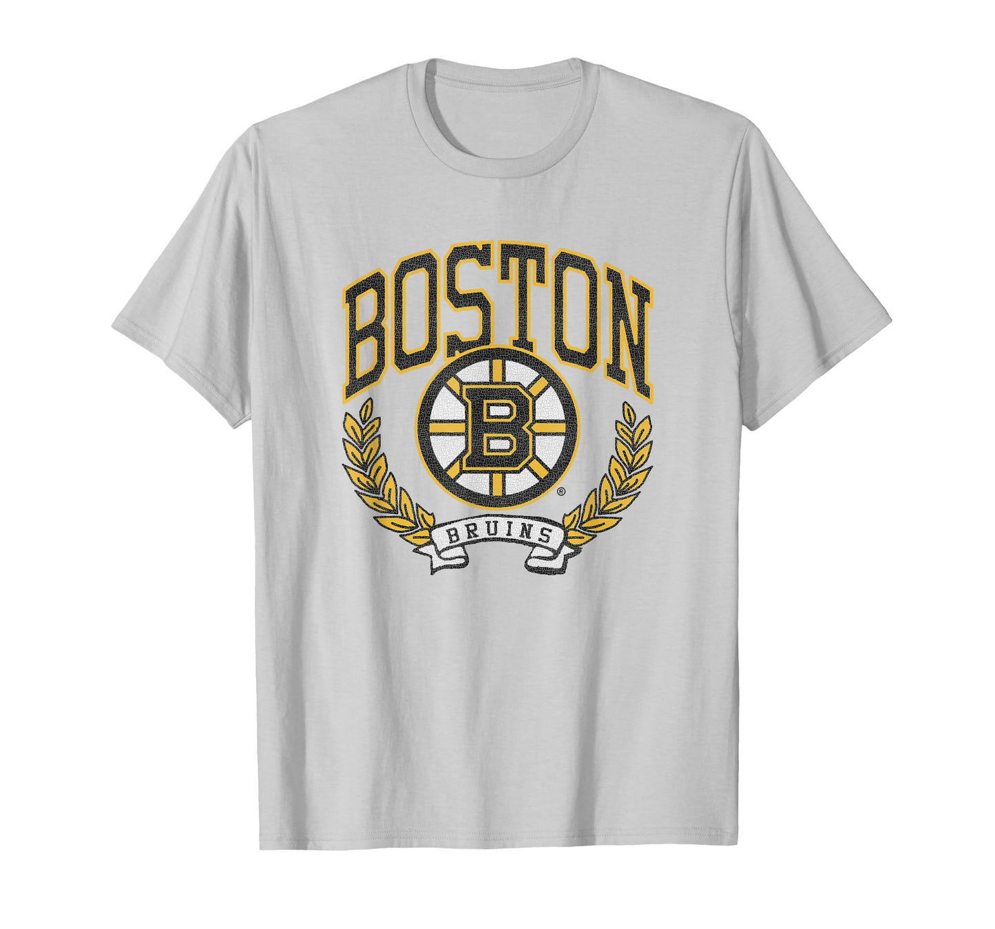 Boston Bruins Vintage Victory Gray Officially Licensed T-Shirt