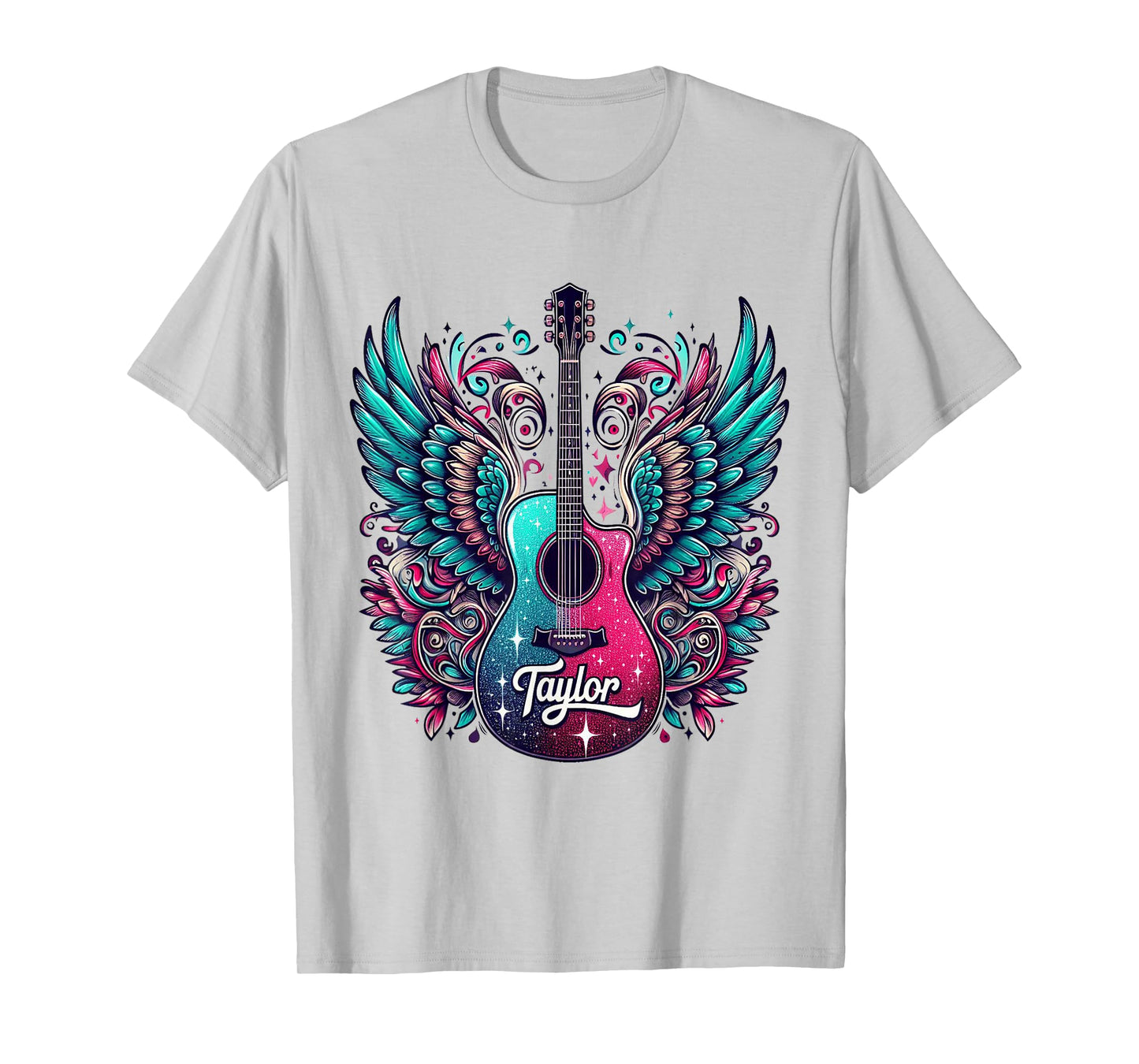 Girl Retro Taylor First Name Personalized Groovy 80's T-Shirt