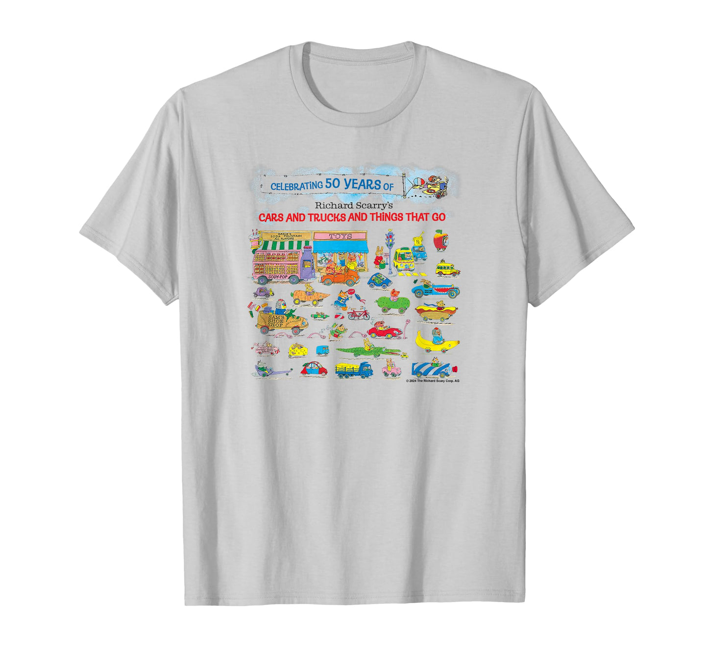 Richard Scarry 50 Year Banner T-Shirt