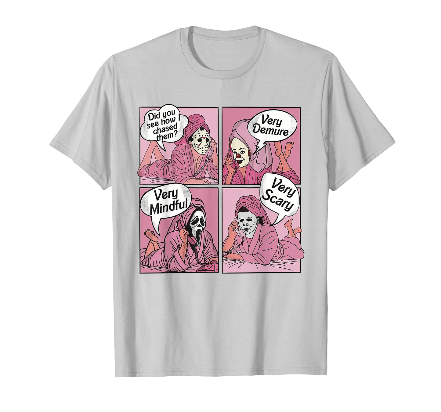 Very demure Cute Ghost Halloween Humorous saying fall T-Shirt