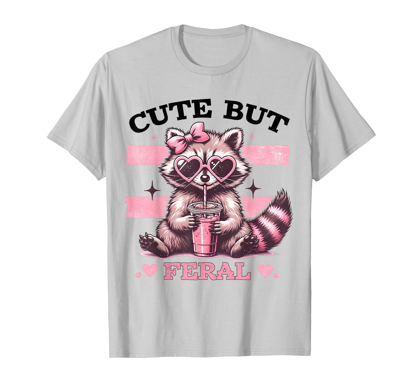 Raccoon Cute But Feral Toddler Funny Animal Gifts vintage T-Shirt