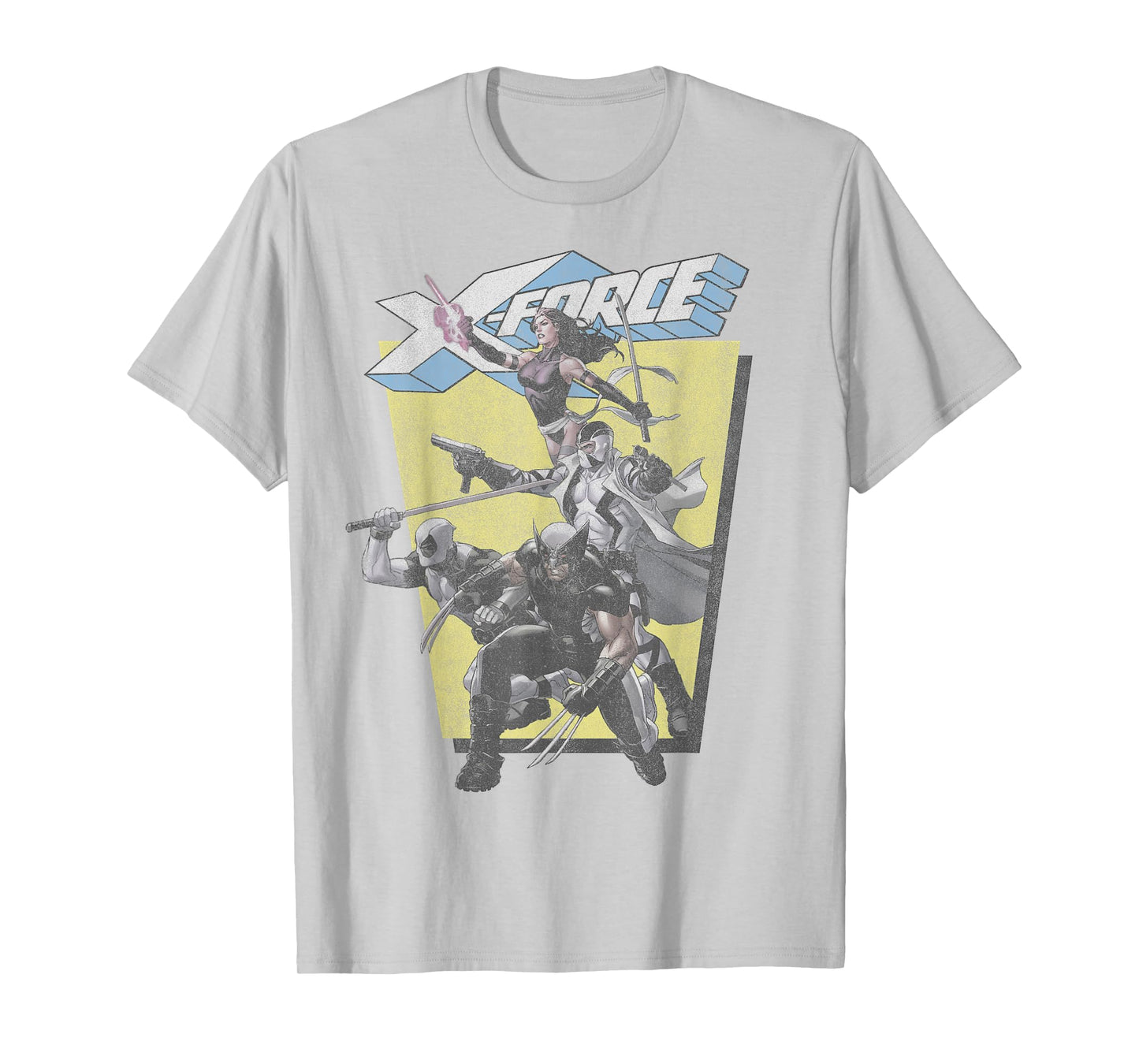 Marvel Deadpool X-Force Group Shot Action Pose T-Shirt