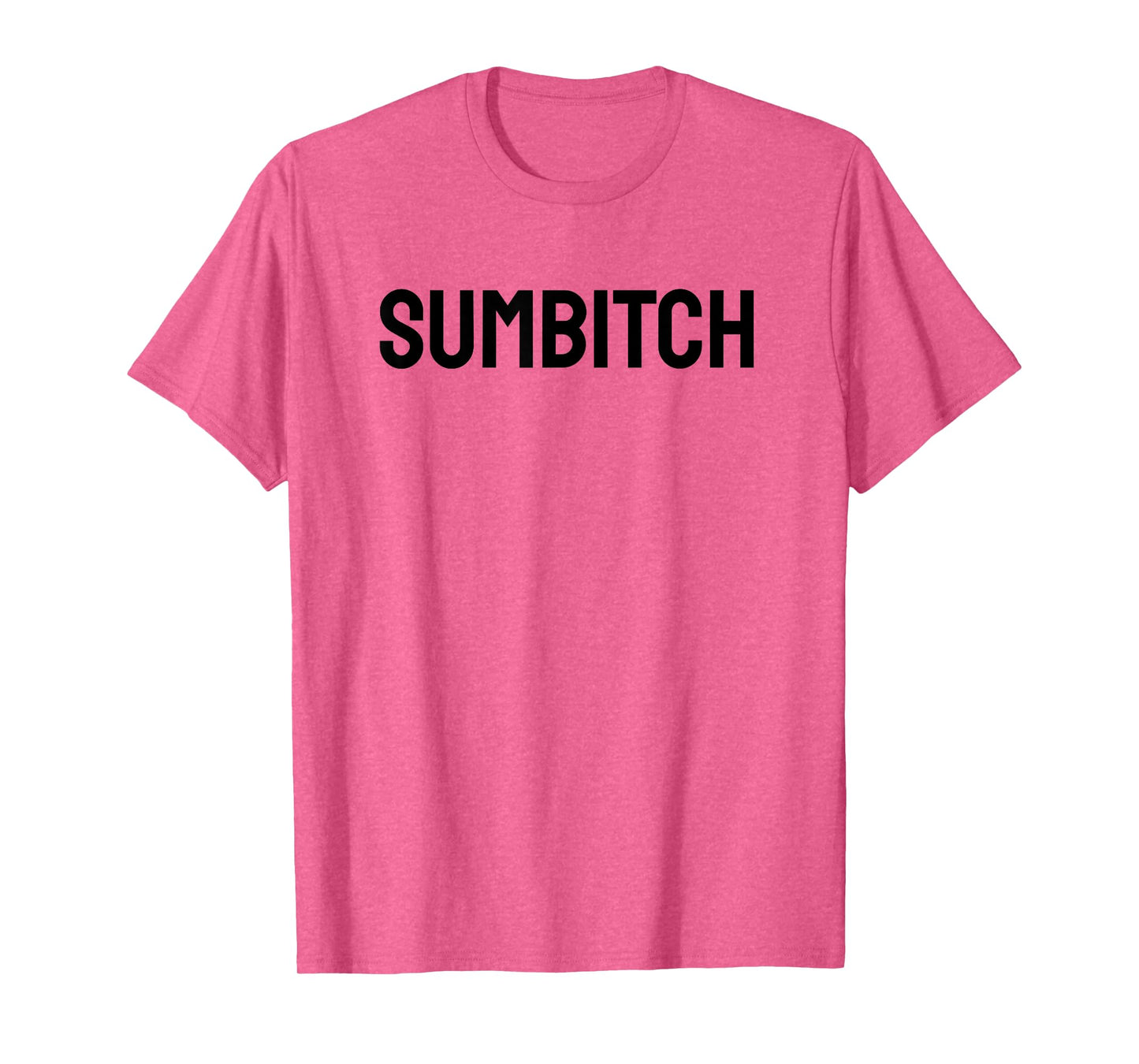 Sumbitch Tees Women's Classic Fit Cotton Polyester Blend White Small Crew Neck Short Sleeve T-Shirt