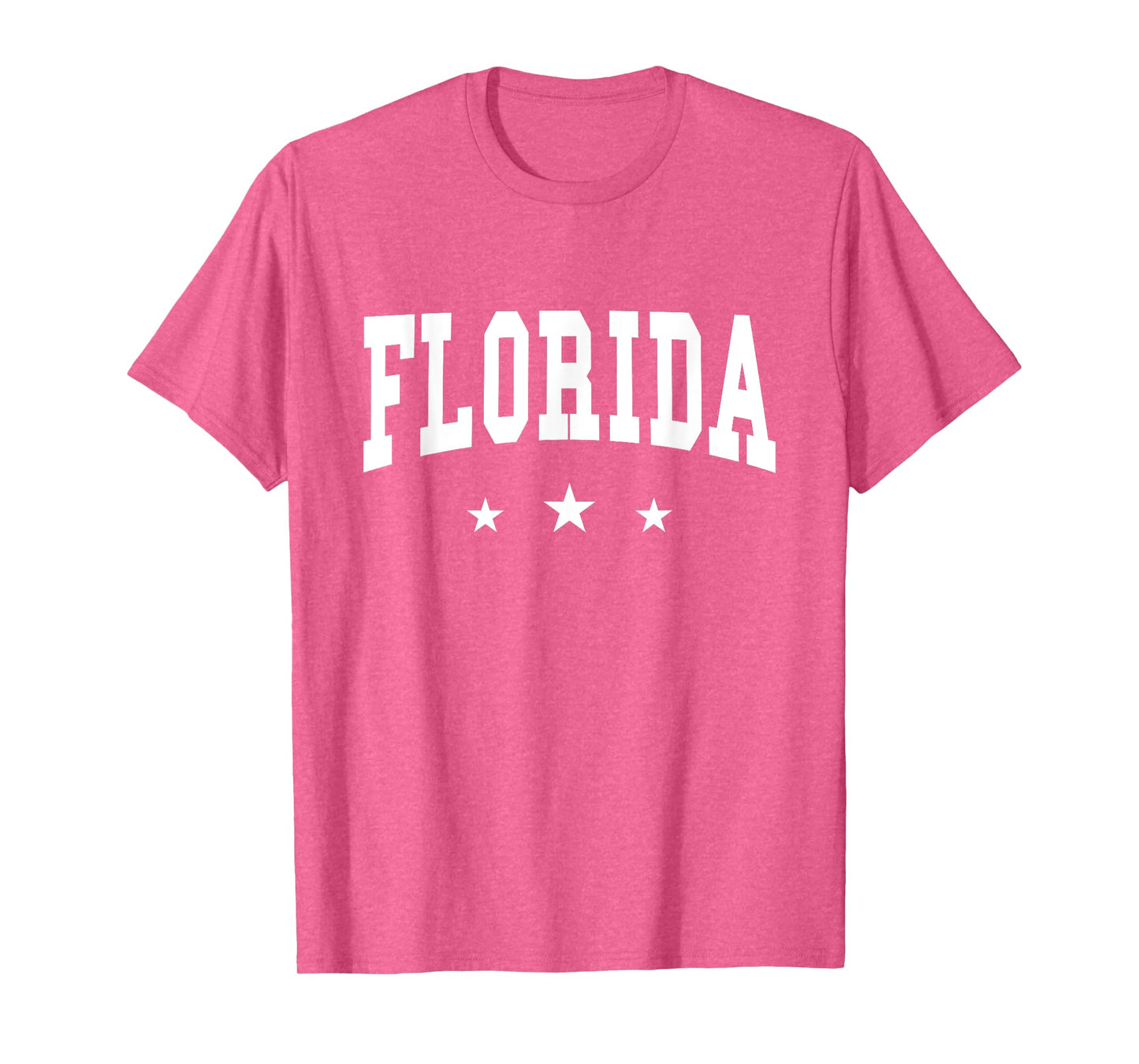 Florida - Preppy Varsity Pink - Throwback Design - Classic T-Shirt