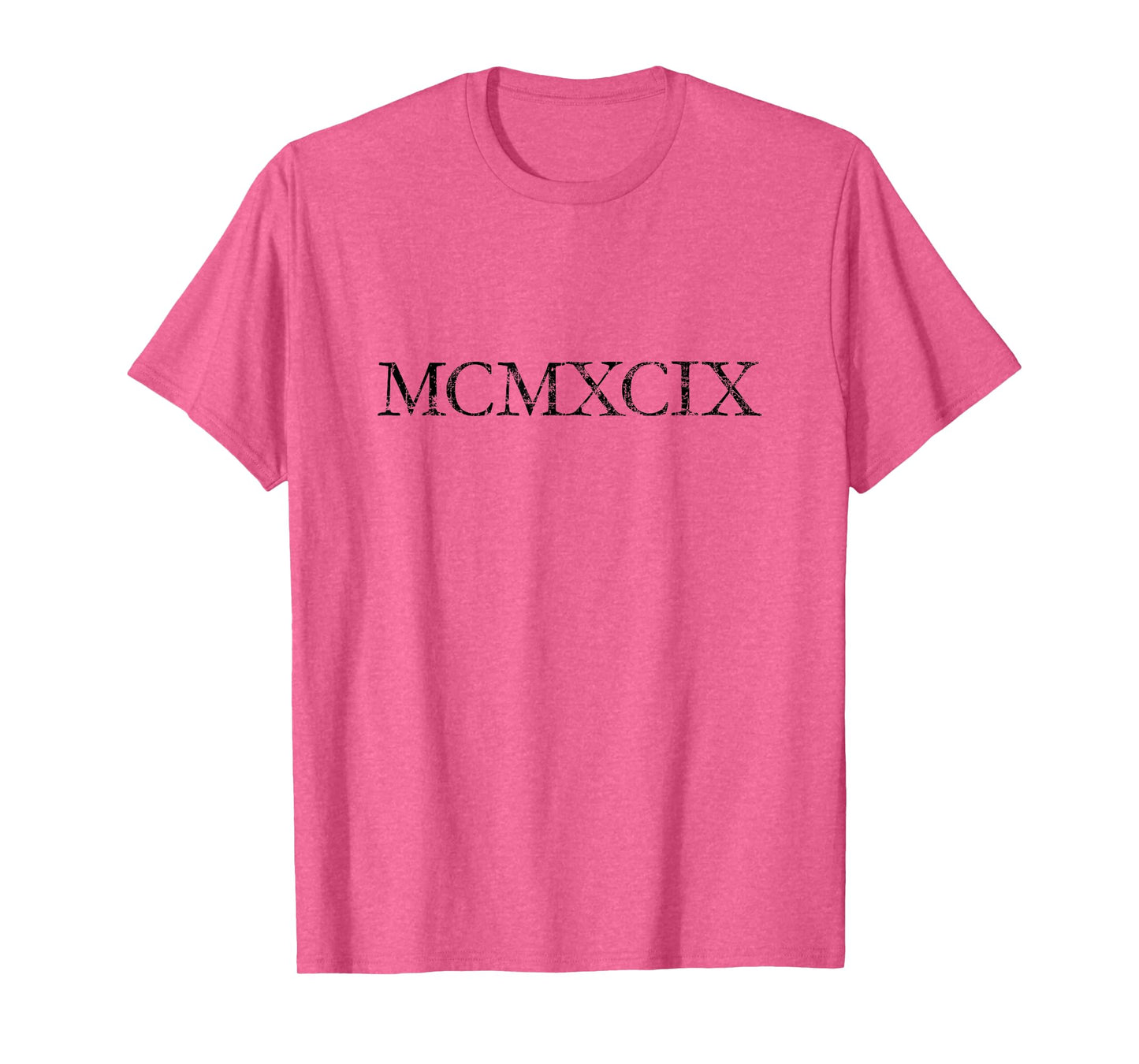 MCMXCIX Vintage 1999 (Antique Black) Birthday Gift T-Shirt